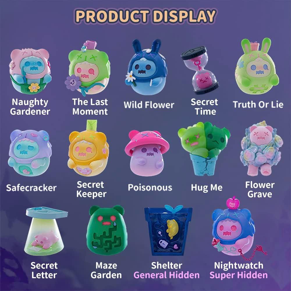 Figura Coleccionable Oso Fantasma BEEMAI Jardín Secreto 1PC