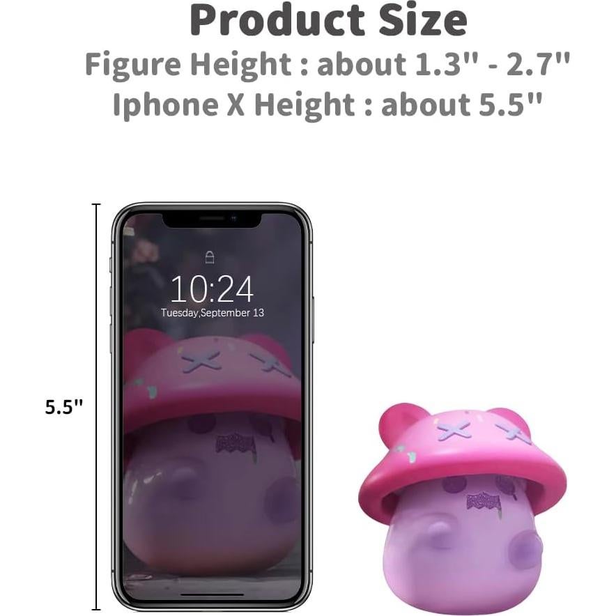 Figura Coleccionable Oso Fantasma BEEMAI Jardín Secreto 1PC