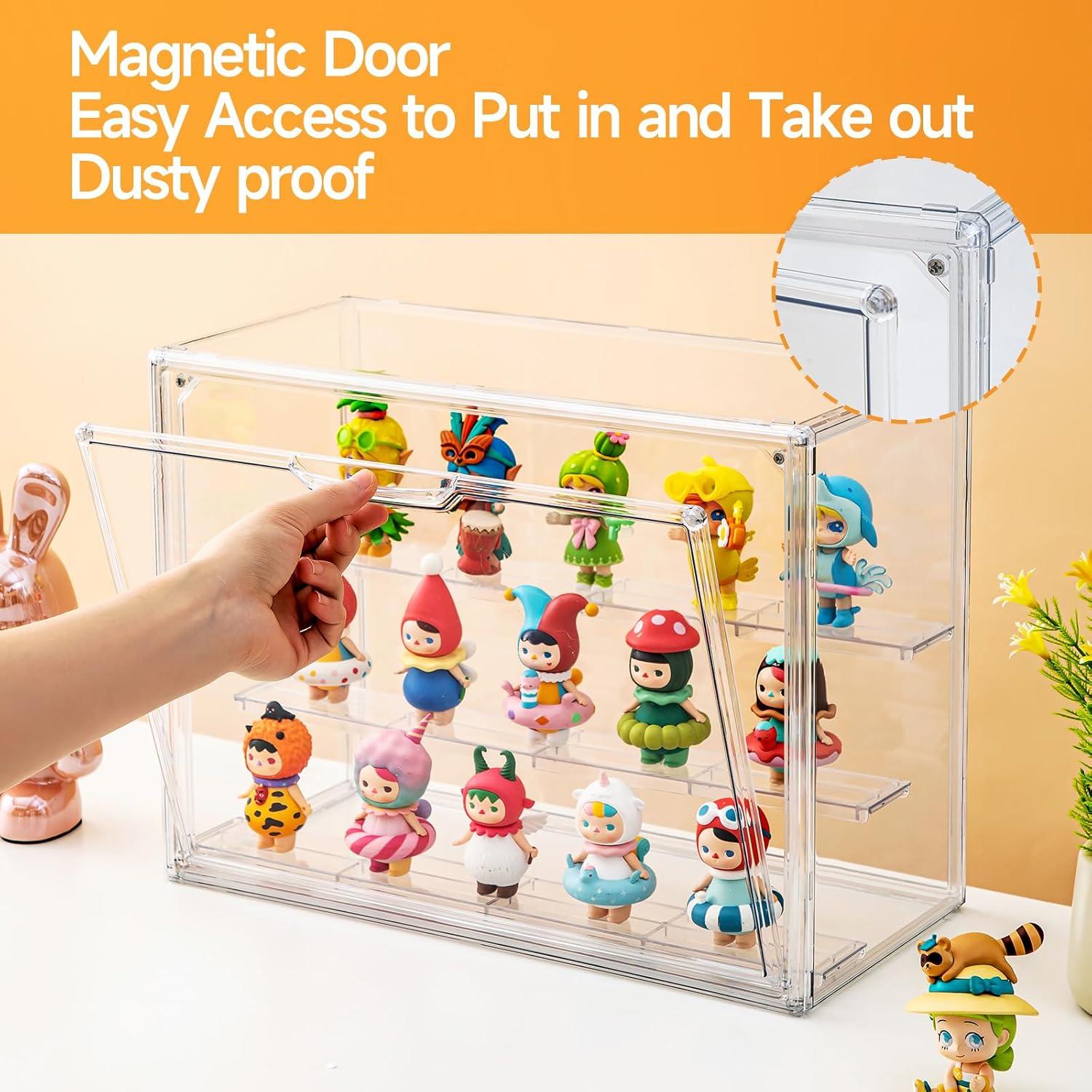 Caja de Exhibición Acrílica Grande Cocheetah 28x25x36cm para Figuras