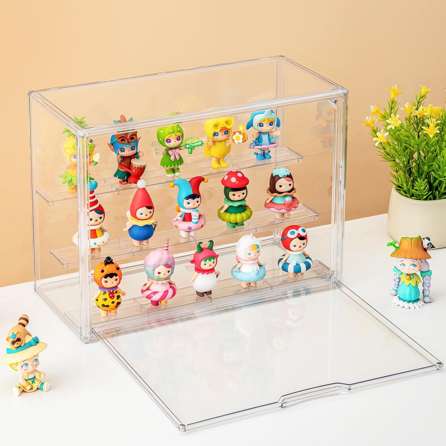 Caja de Exhibición Acrílica Grande Cocheetah 28x25x36cm para Figuras