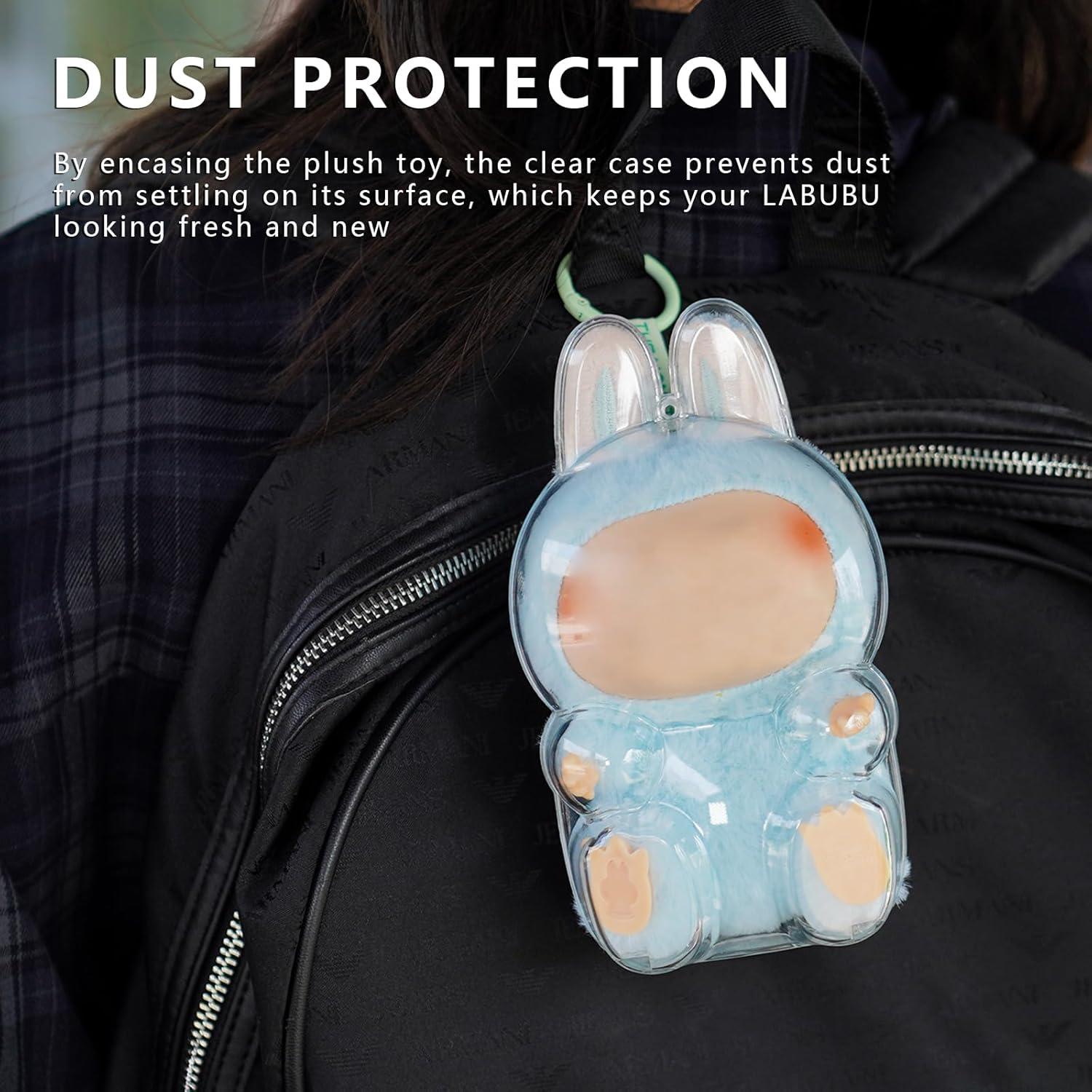 Caja de Exhibición Acrílica para Muñeca de Peluche 15cm