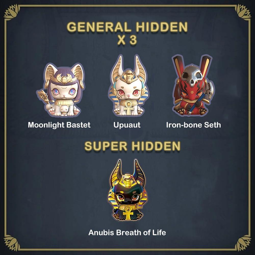 Figuras Coleccionables BEEMAI AARU Jardín Egipto 6PC 8cm