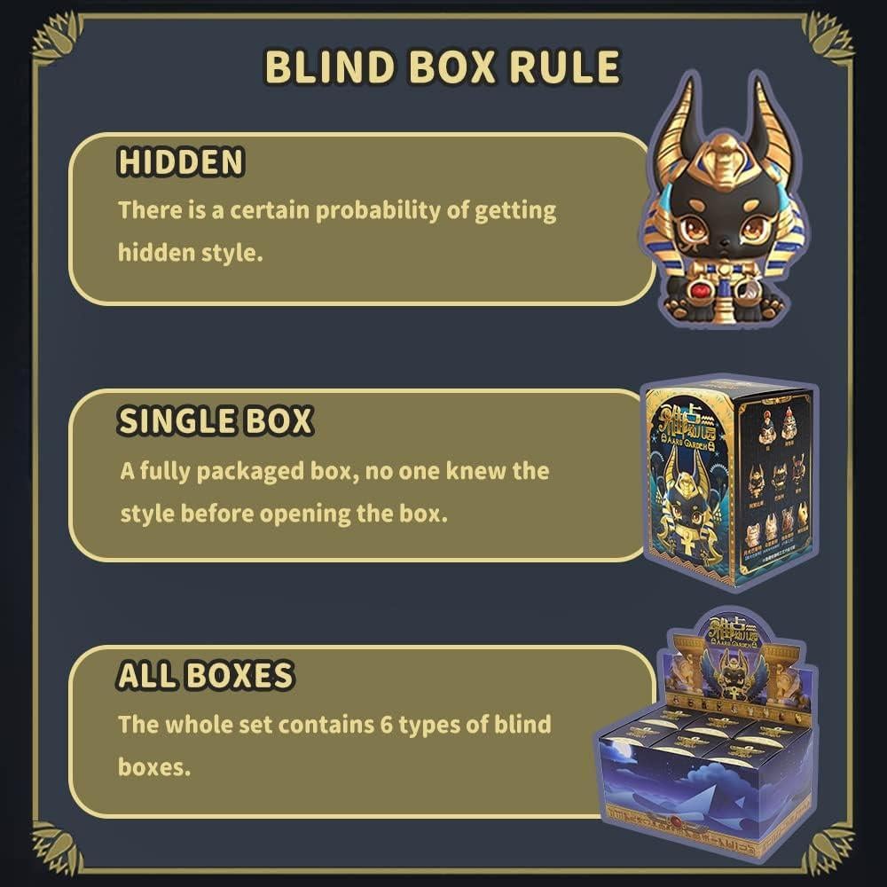 Figuras Coleccionables BEEMAI AARU Jardín Egipto 6PC 8cm