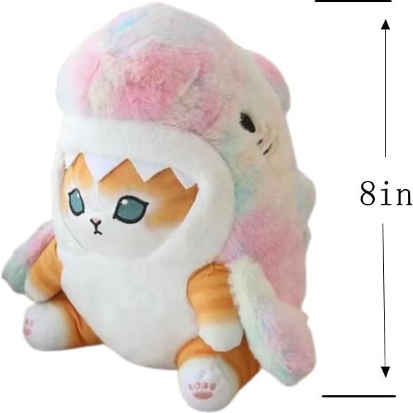 Juguete de Peluche Tiburón Gato DSWUJHI 20cm Suave Regalo