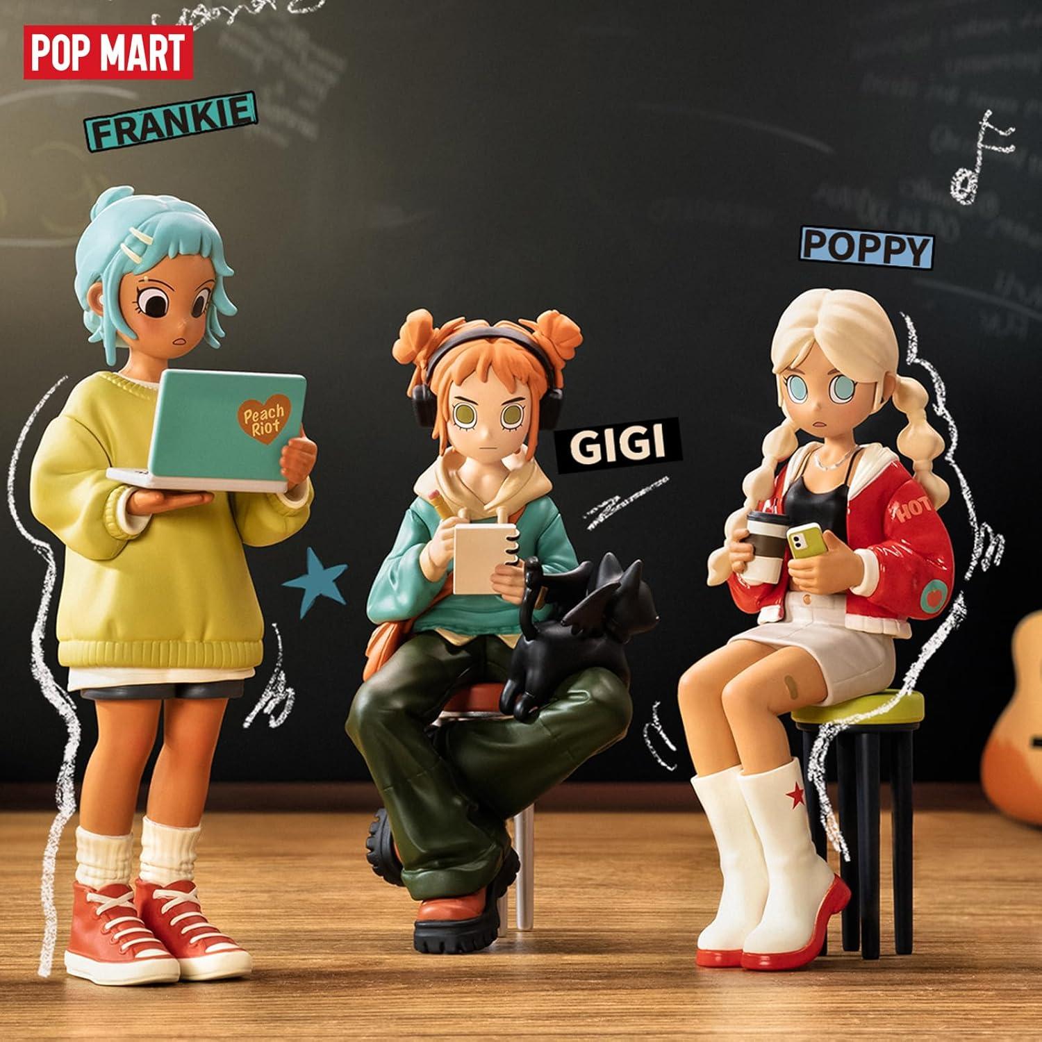 Figuras coleccionables POP MART Peach Riot Rise Up - 12 unidades