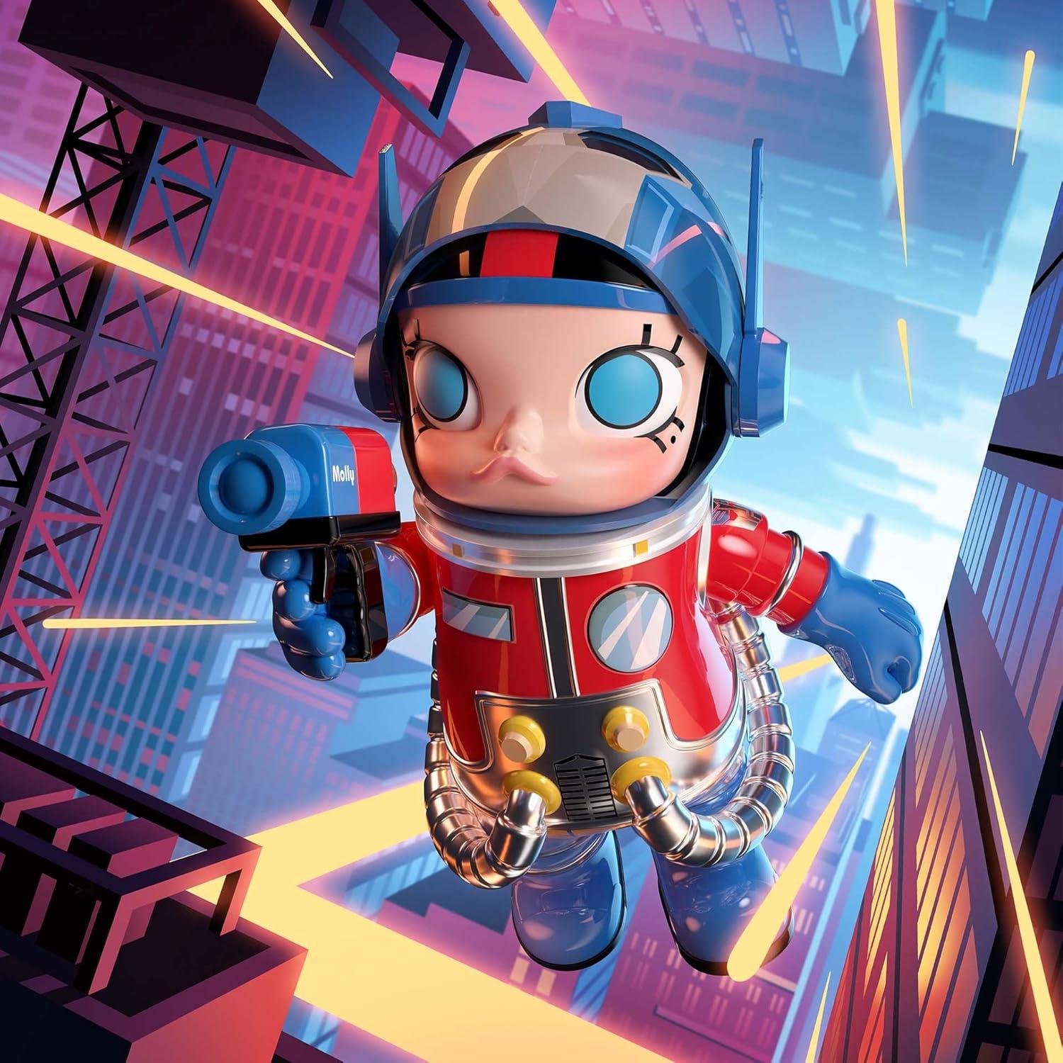 Figurina POP MART MEGA Space Molly 400% Optimus Prime 29.5cm