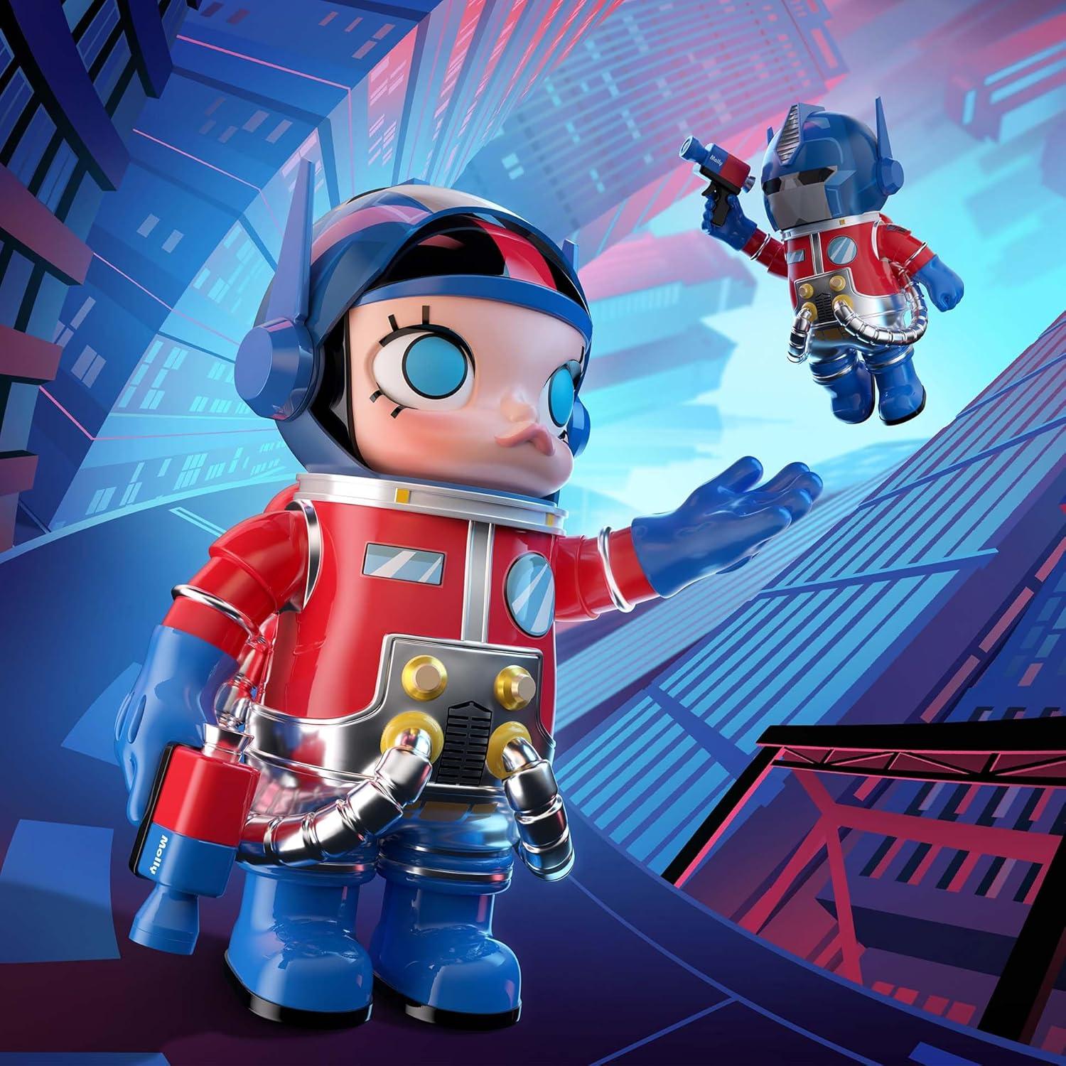 Figurina POP MART MEGA Space Molly 400% Optimus Prime 29.5cm