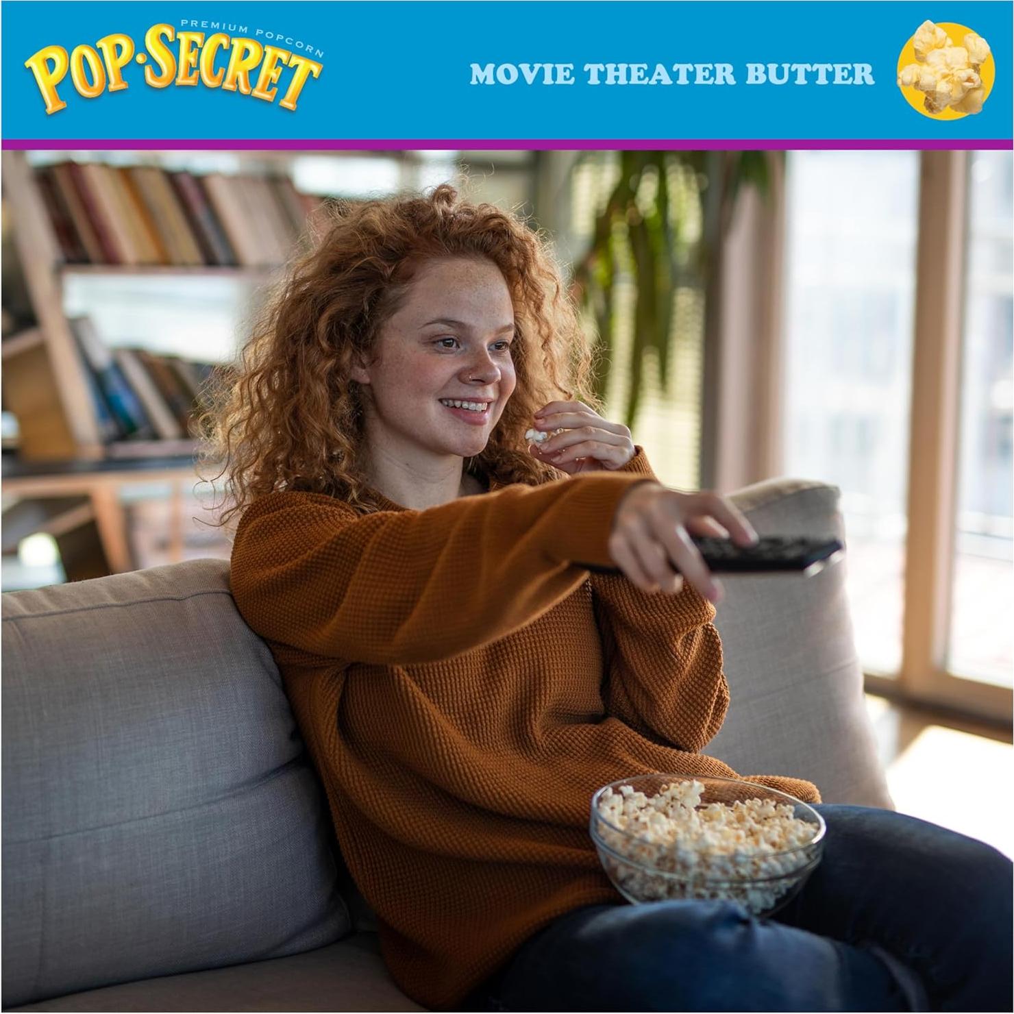 Palomitas de Maíz para Microondas Pop Secret Mantequilla 12 Bolsas