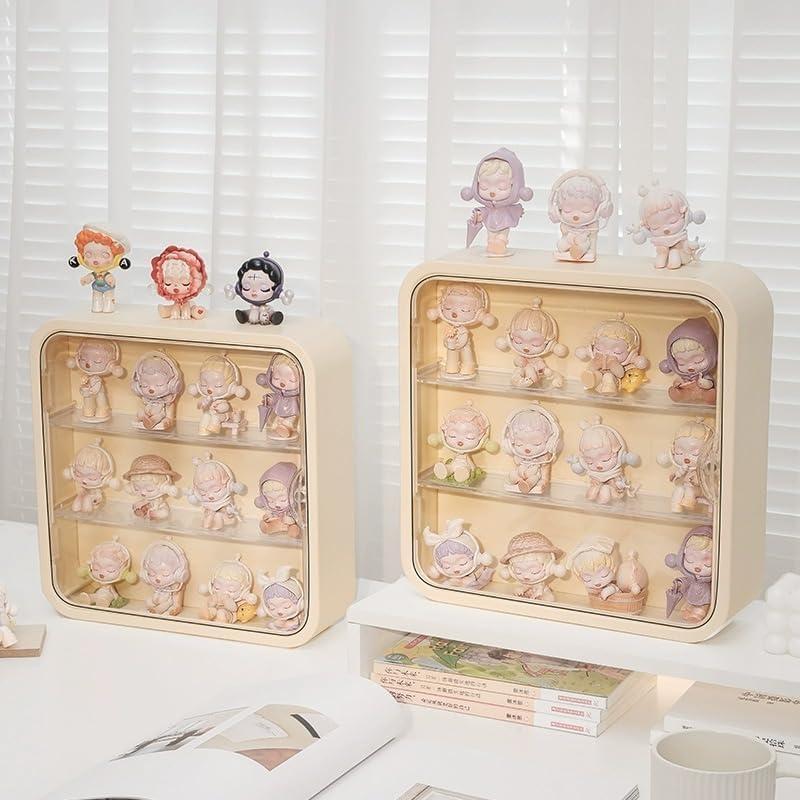 Caja de Exhibición Transparente CESTATIVO 30x30 cm Crema