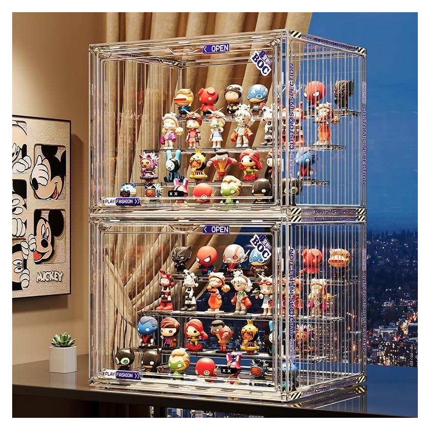 Caja de Exhibición Transparente CESTATIVO 2 Paquete con Puerta Magnética