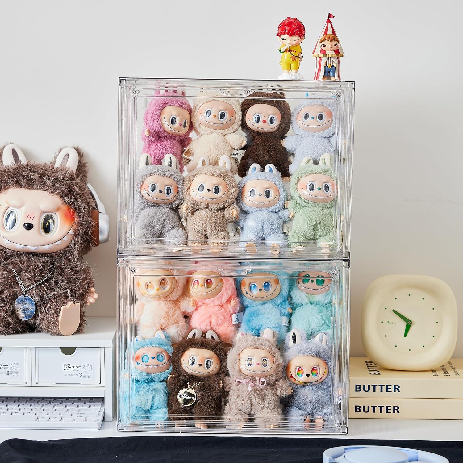 Caja de Exhibición Transparente CESTATIVO 2 Paquete con Puerta Magnética