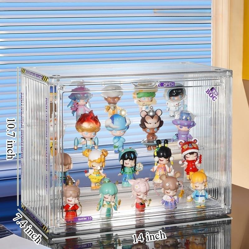 Caja de Exhibición Transparente CESTATIVO 2 Paquete con Puerta Magnética