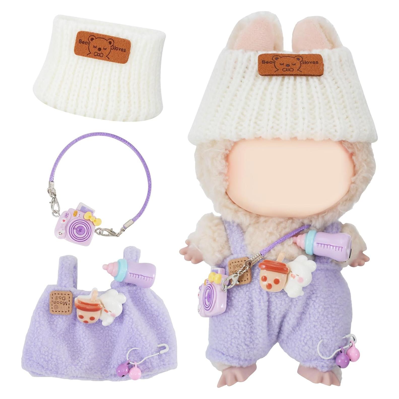 Conjunto de Ropa para Muñeca de 17cm IGINOA Morado