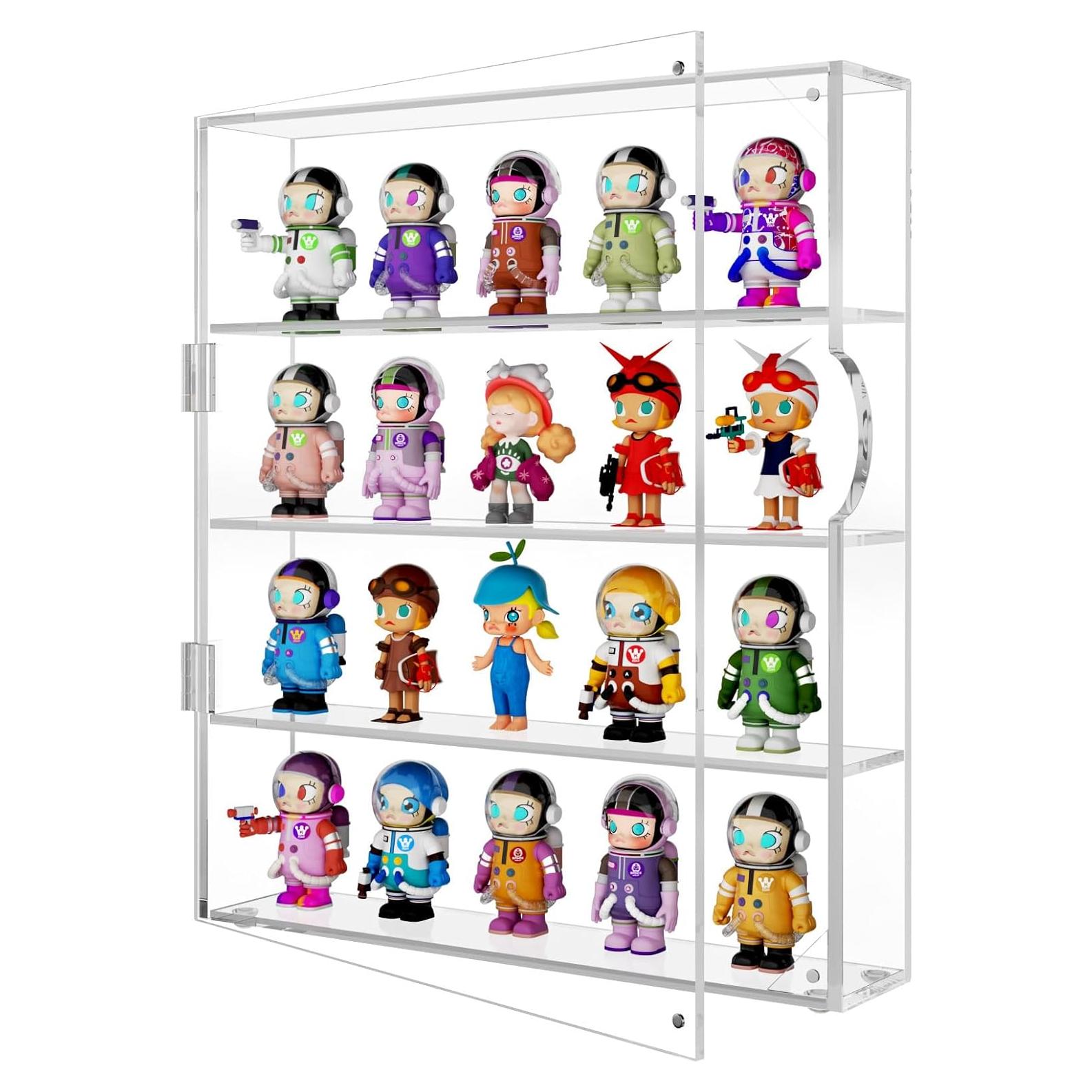 Caja de Exhibición Acrílica NIUBEE 4 Niveles 30x6x34 cm