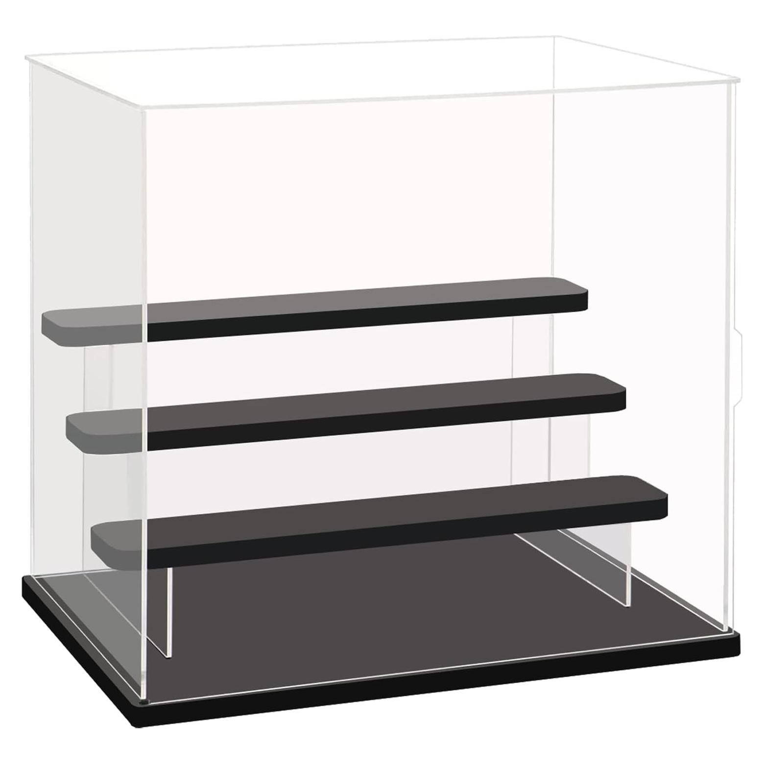 Estante Acrílico Transparente Choowin 4 Niveles Negro