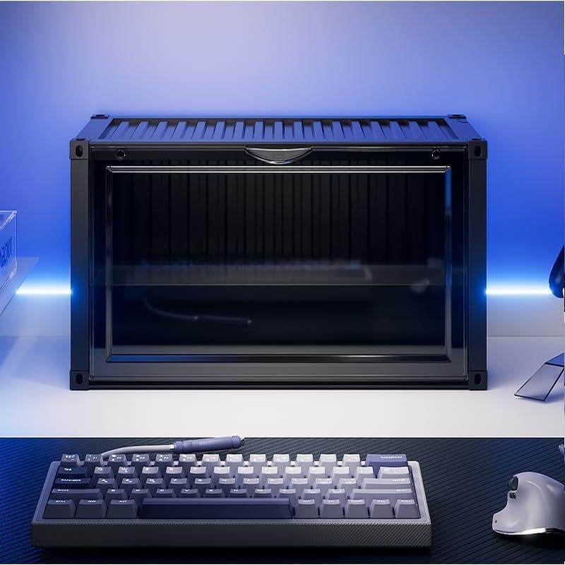 Caja de Exhibición LED Naconmlet 23x12x14 cm para Figuras