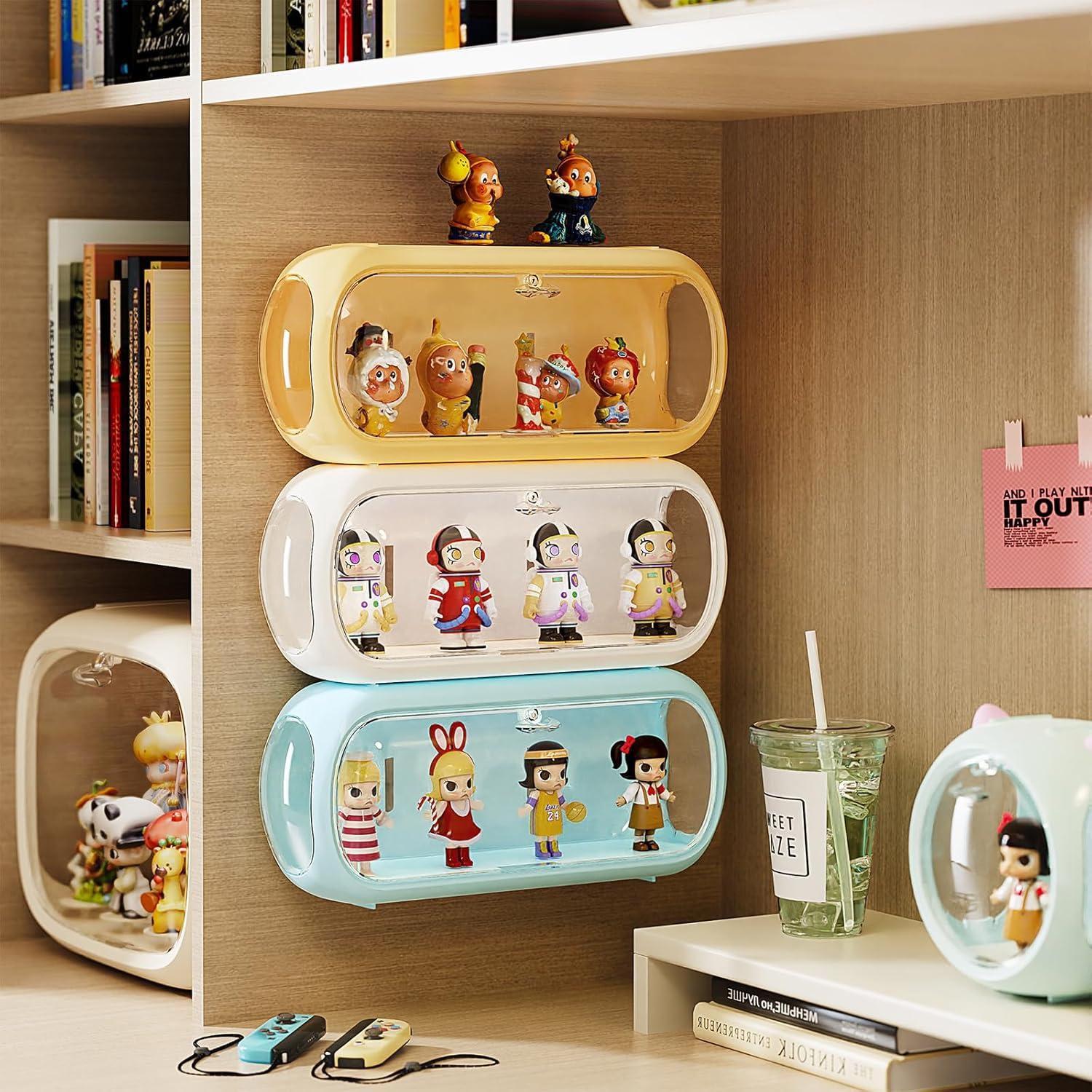 Caja de Exhibición Acrílica WMM 29.7x10.4x13.2 cm Blanca