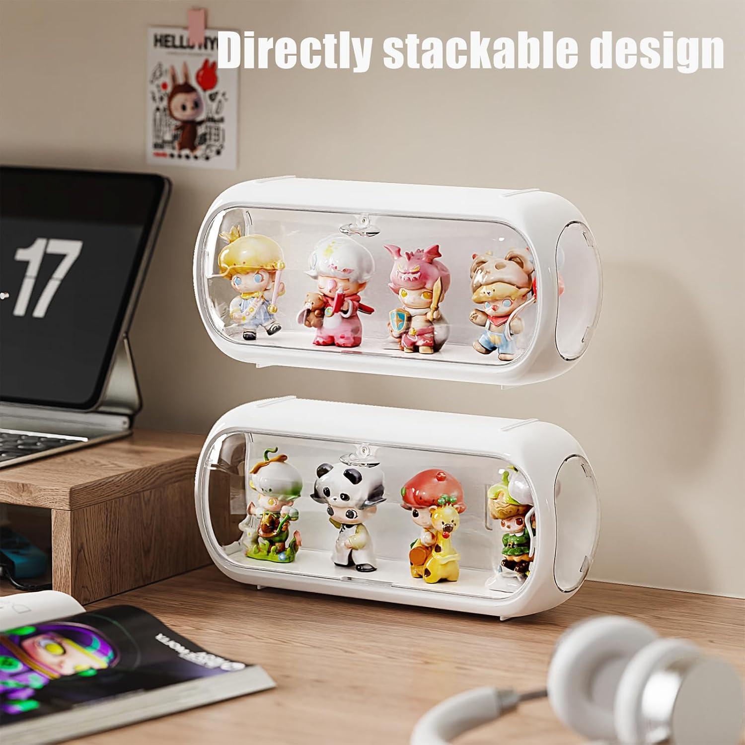 Caja de Exhibición Acrílica WMM 29.7x10.4x13.2 cm Blanca