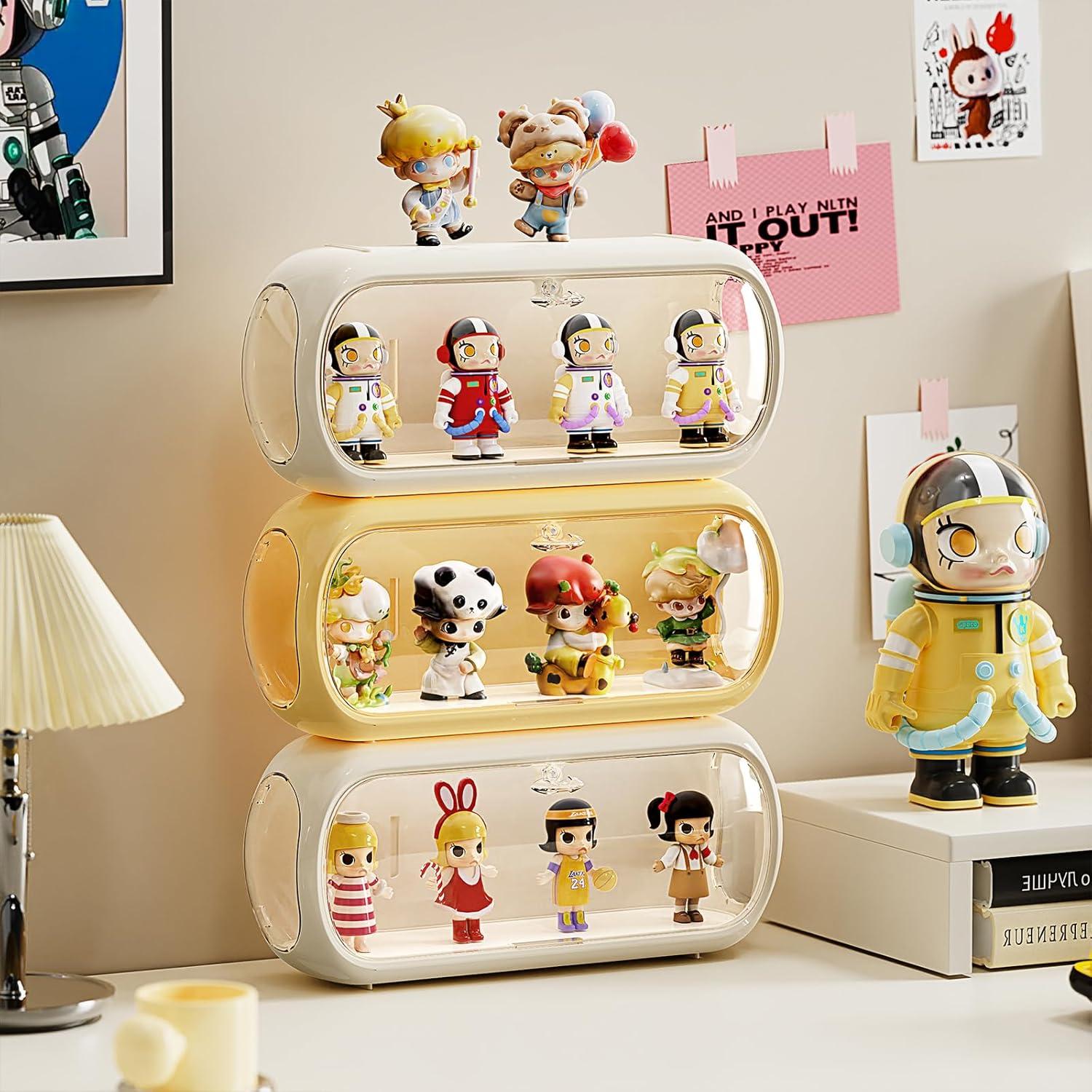 Caja de Exhibición Acrílica WMM 29.7x10.4x13.2 cm Blanca