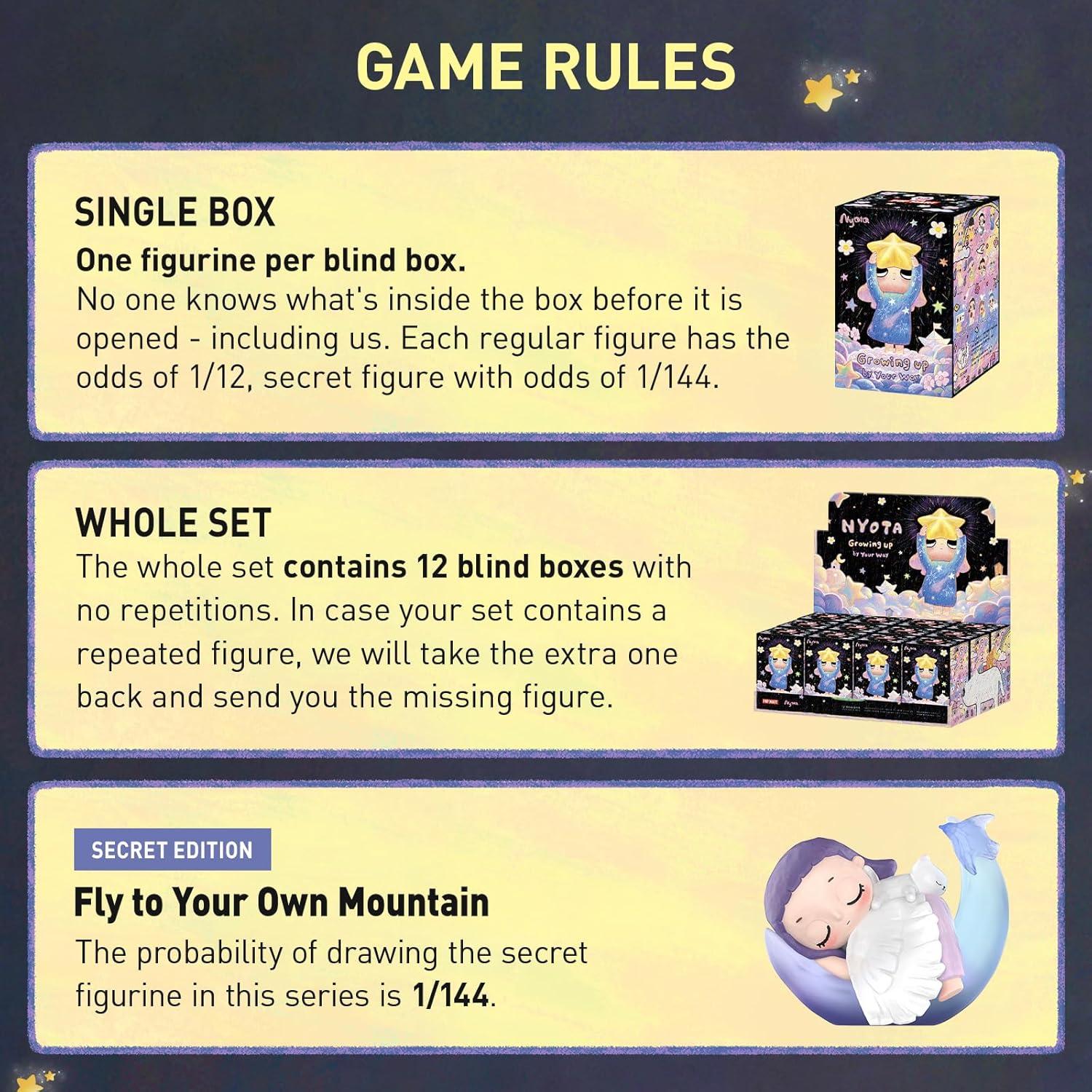 Figuras POP MART Nyota Creciendo a tu manera - Caja Ciega