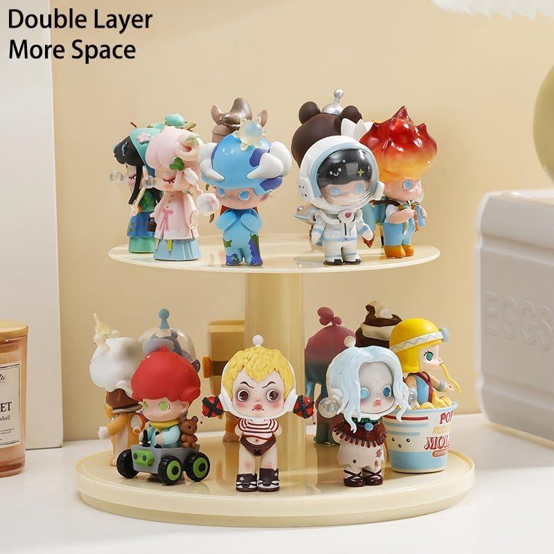 Estuche de exhibición rotativo ZZFENGKR 26x22.9 cm para figuras