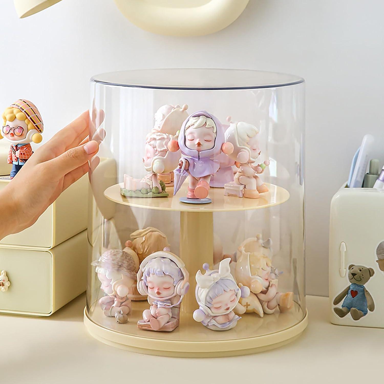 Estuche de exhibición rotativo ZZFENGKR 26x22.9 cm para figuras