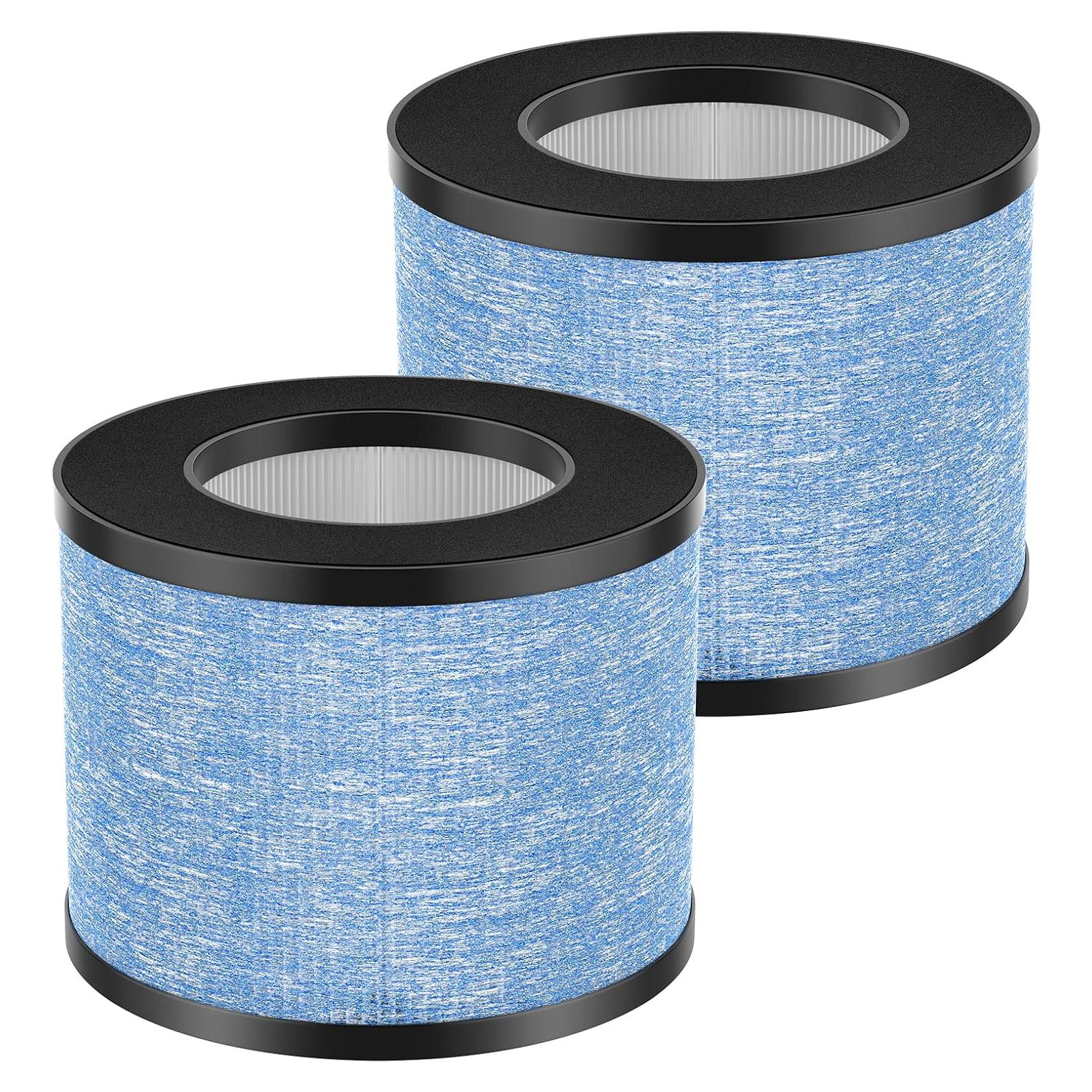 Paquete de 2 Filtros de Aire HEPA Verdadero isinlive C102