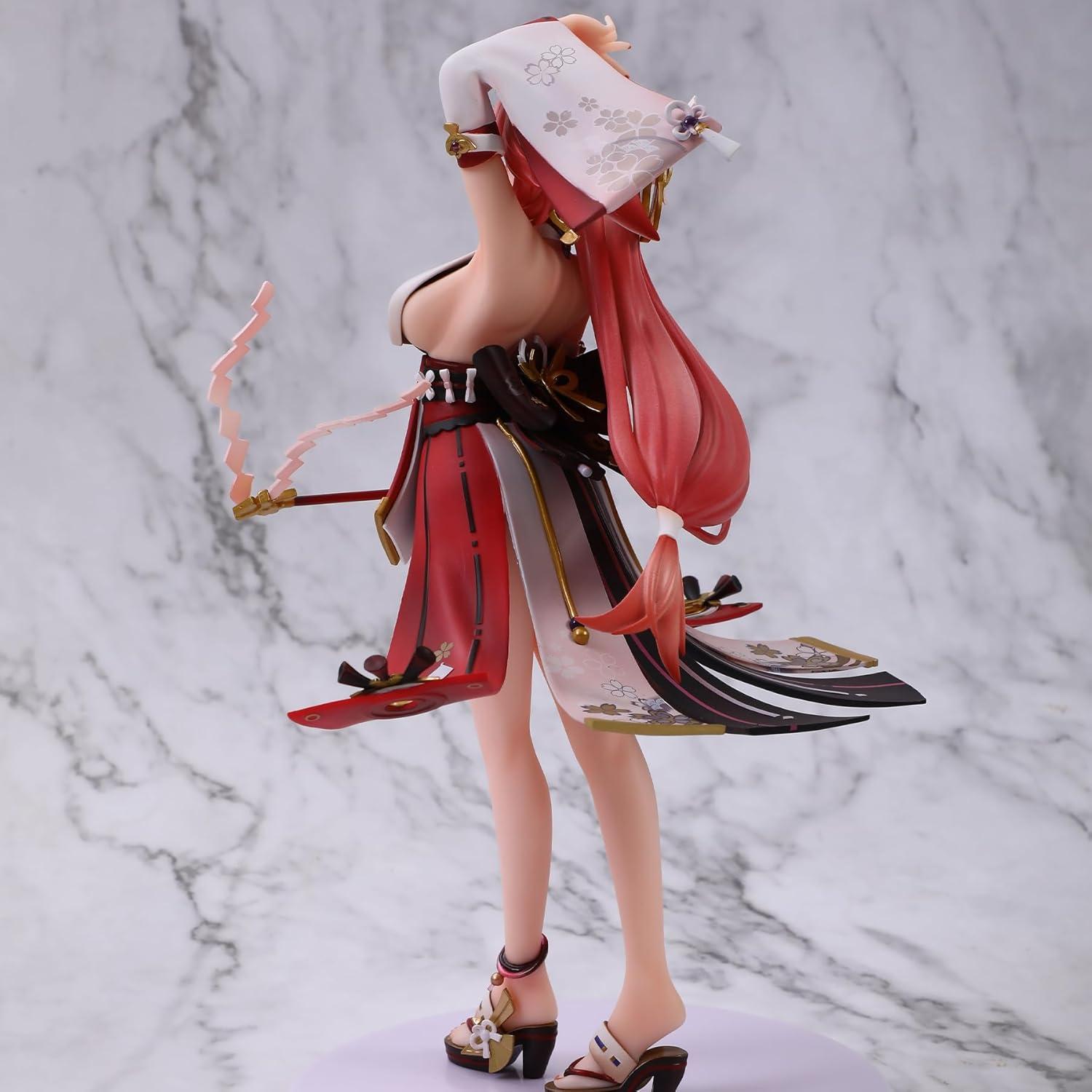 Figura Yae Miko 1/7 PVC 25CM Genshin Impact RZAHUAHU