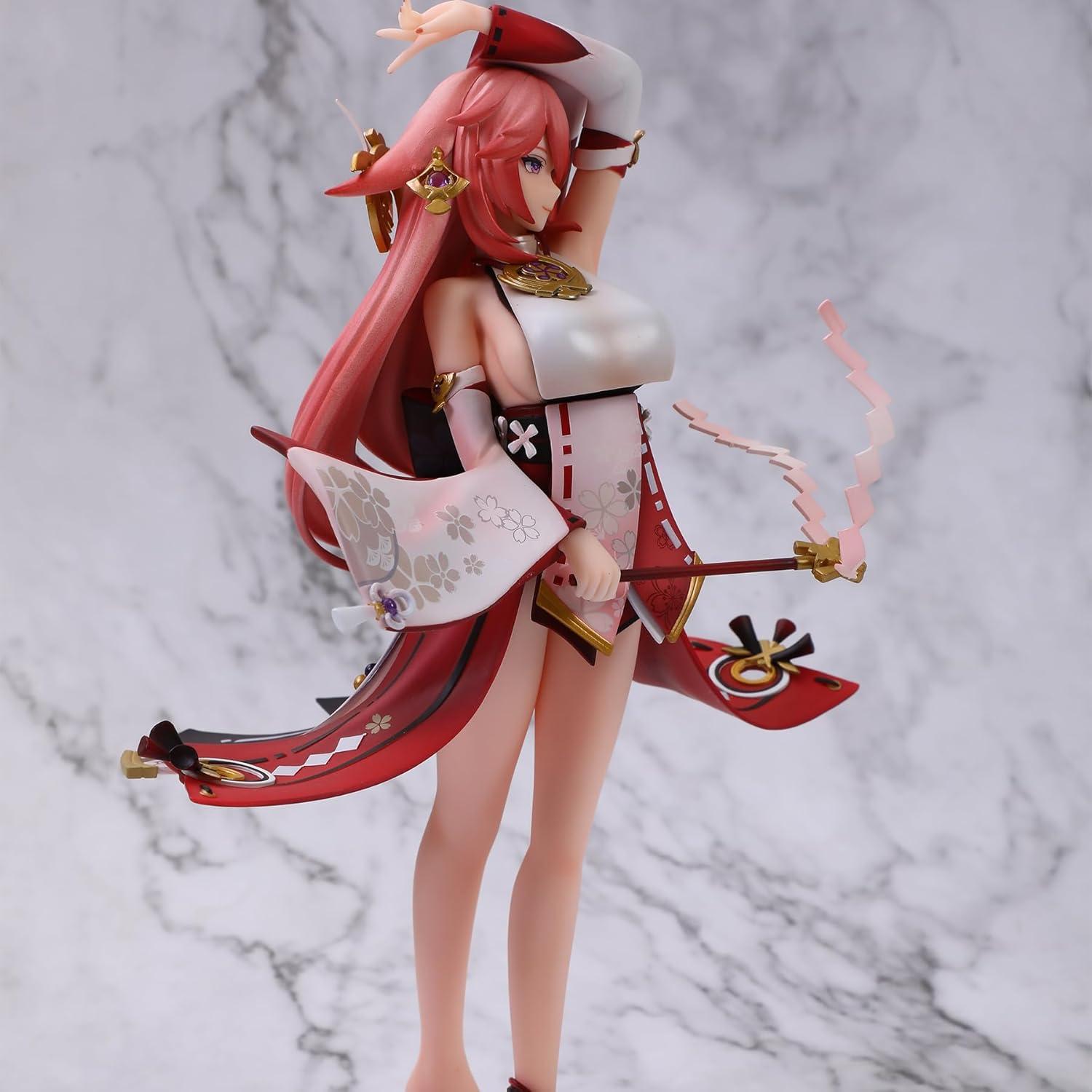 Figura Yae Miko 1/7 PVC 25CM Genshin Impact RZAHUAHU