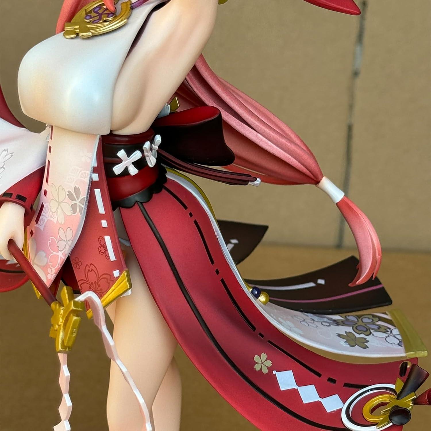 Figura Yae Miko 1/7 PVC 25CM Genshin Impact RZAHUAHU
