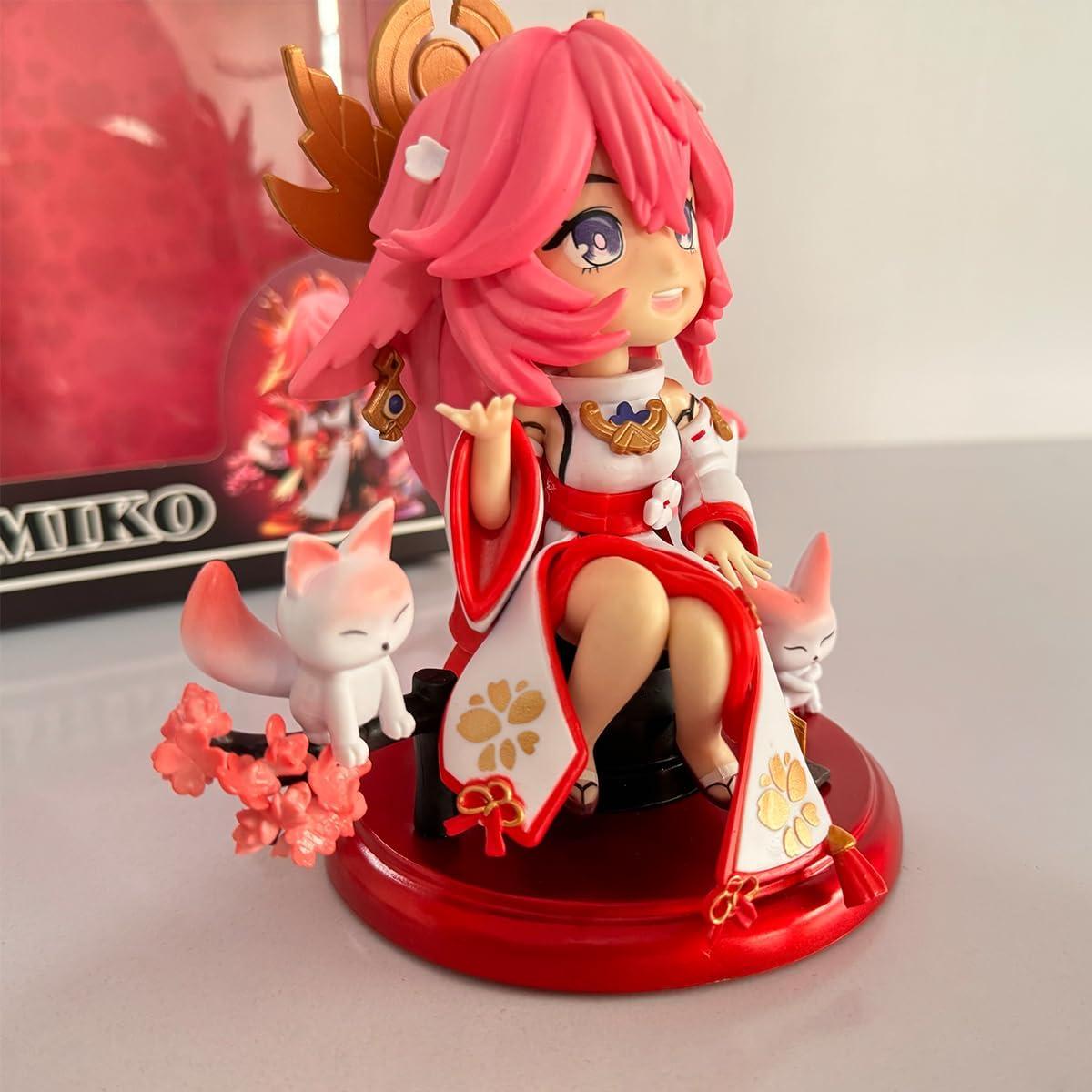 Figura Mini Yae Miko 15.24 cm PVC RZAHUAHU Anime