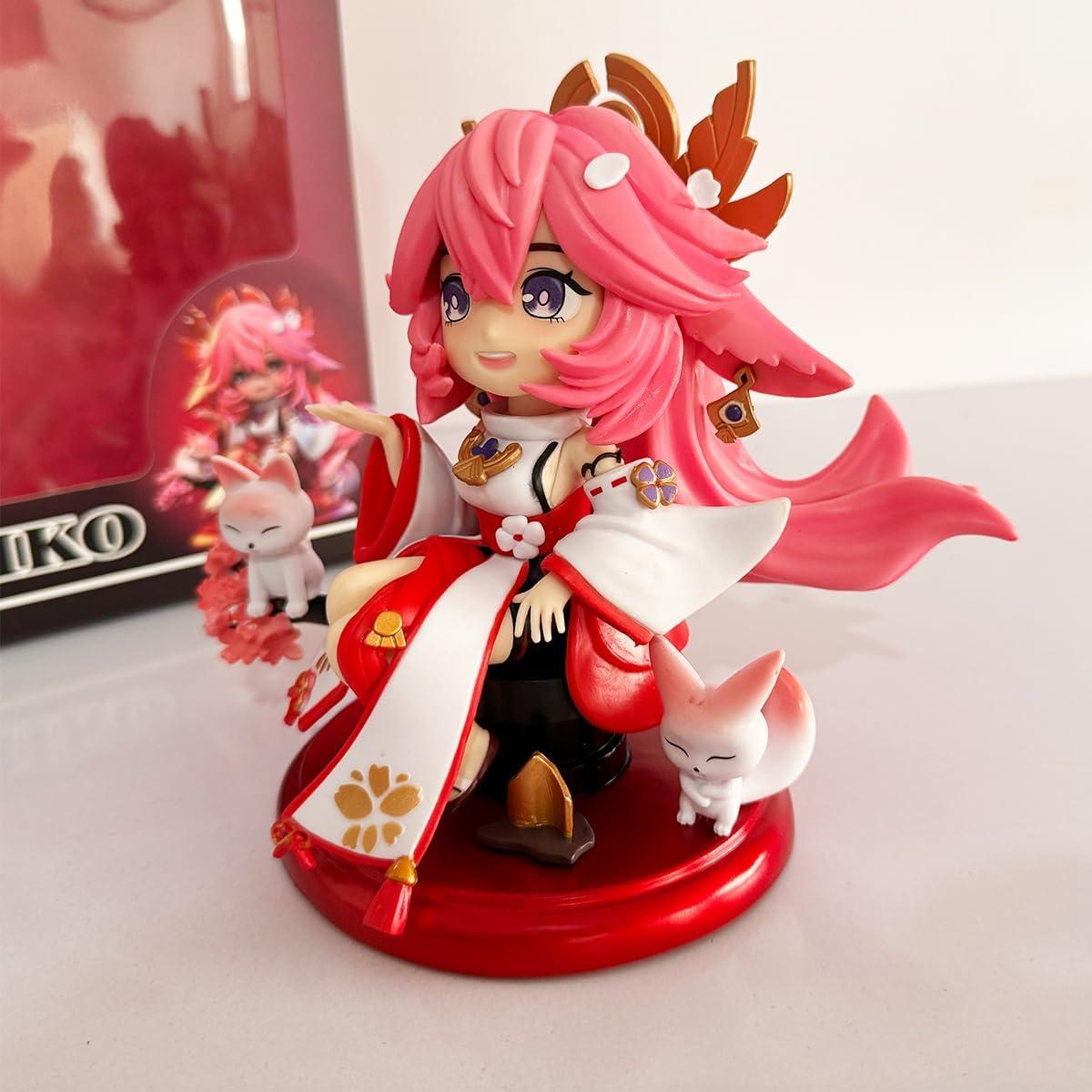 Figura Mini Yae Miko 15.24 cm PVC RZAHUAHU Anime