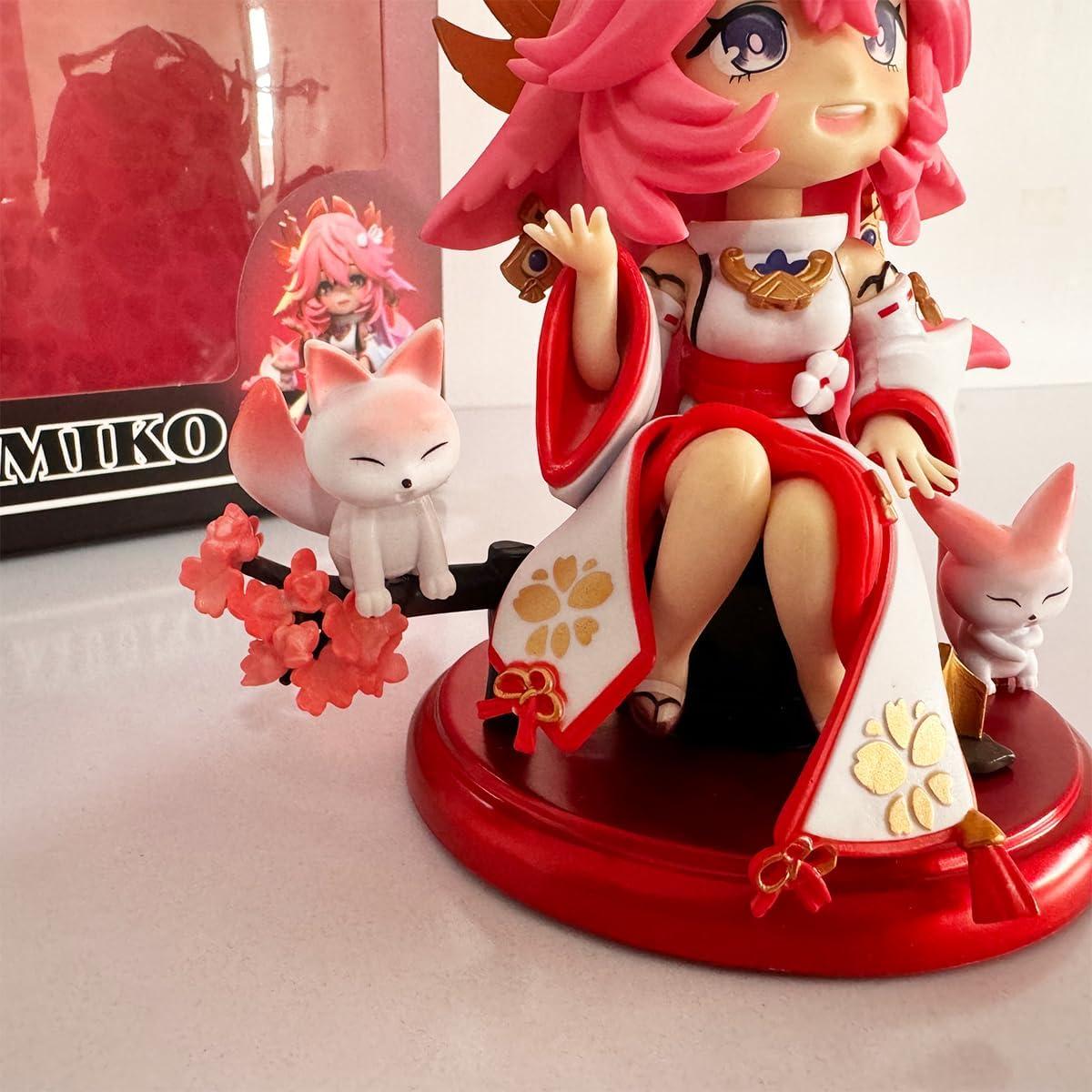 Figura Mini Yae Miko 15.24 cm PVC RZAHUAHU Anime