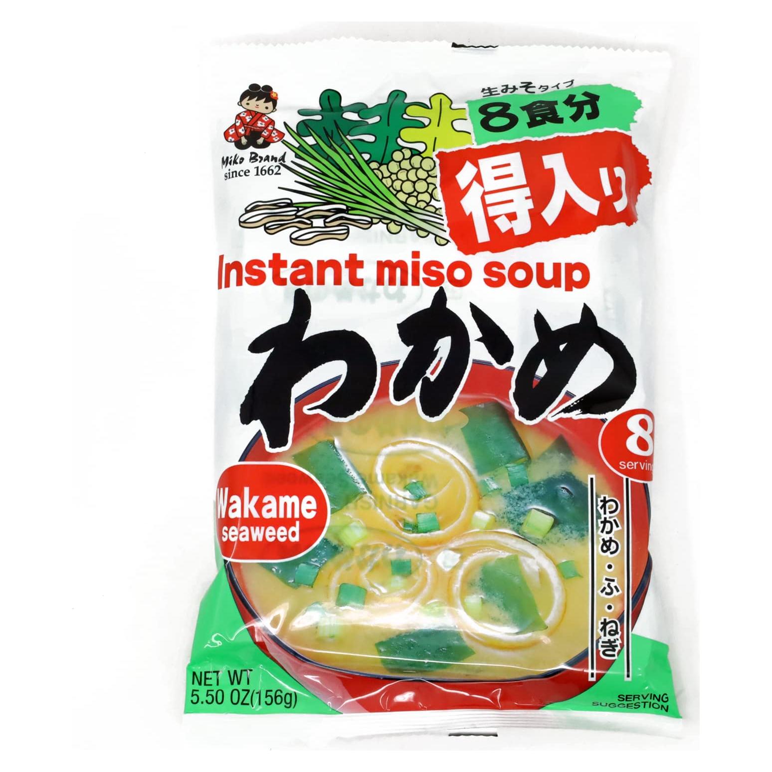 Sopa de Miso Instantánea Miko Brand 155g - Wakame