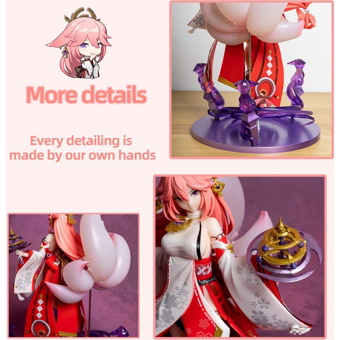 Figura Yae Miko 1/7 Genshin Impact 24CM PVC Alta Calidad