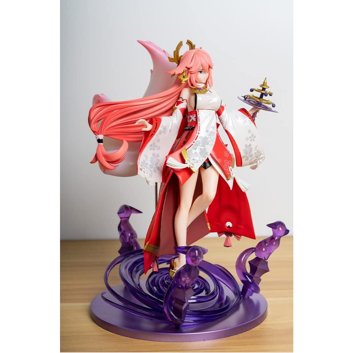Figura Yae Miko 1/7 Genshin Impact 24CM PVC Alta Calidad