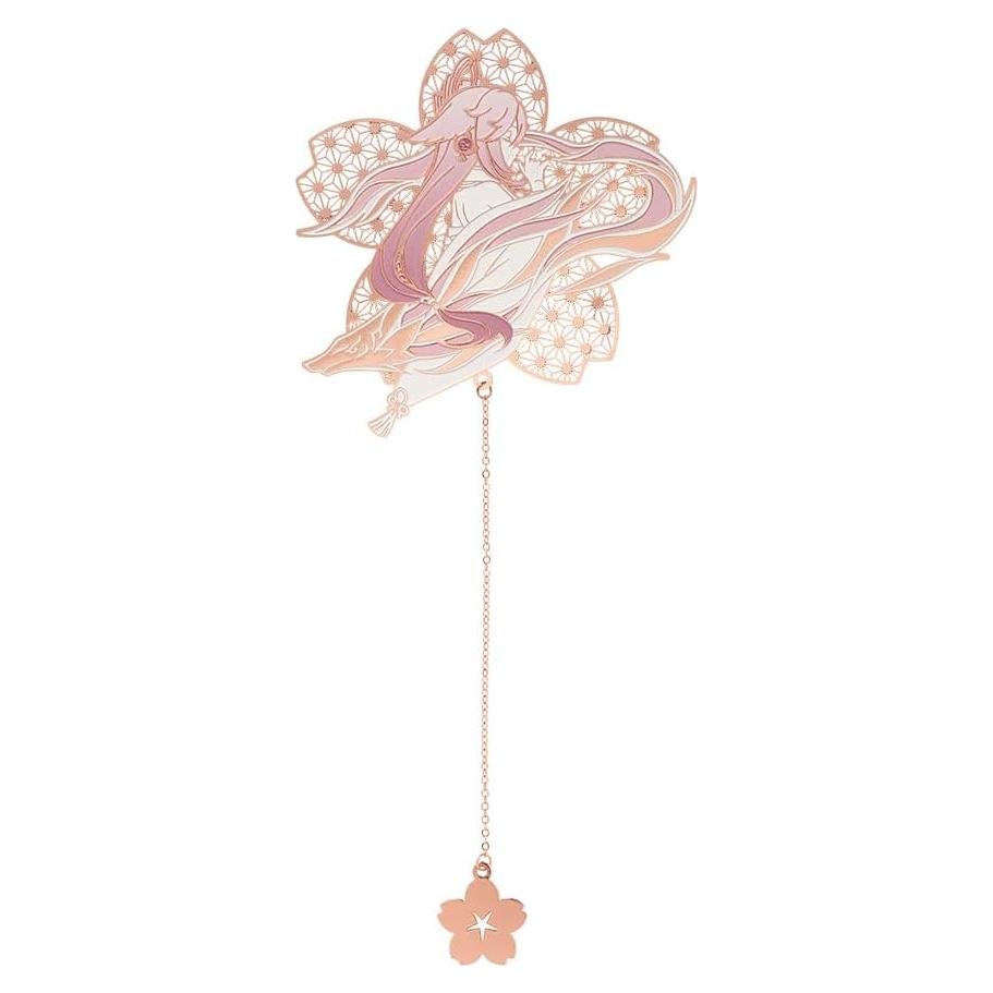 Serie de Ropa Yae Miko - Marcador de Metal y Llavero