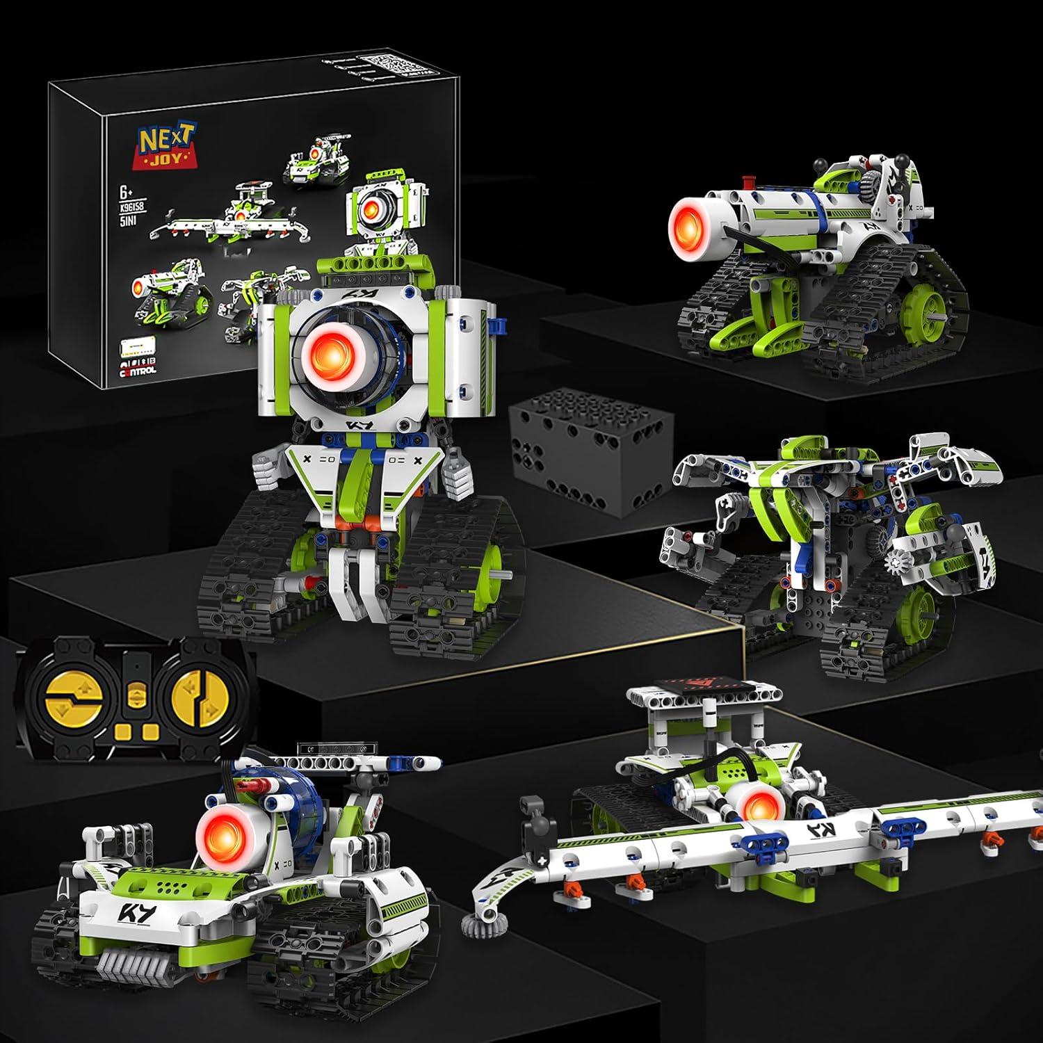 Kit de Robótica 5 en 1 NEXTJOY para Niños 8-12 Años, 337 Piezas