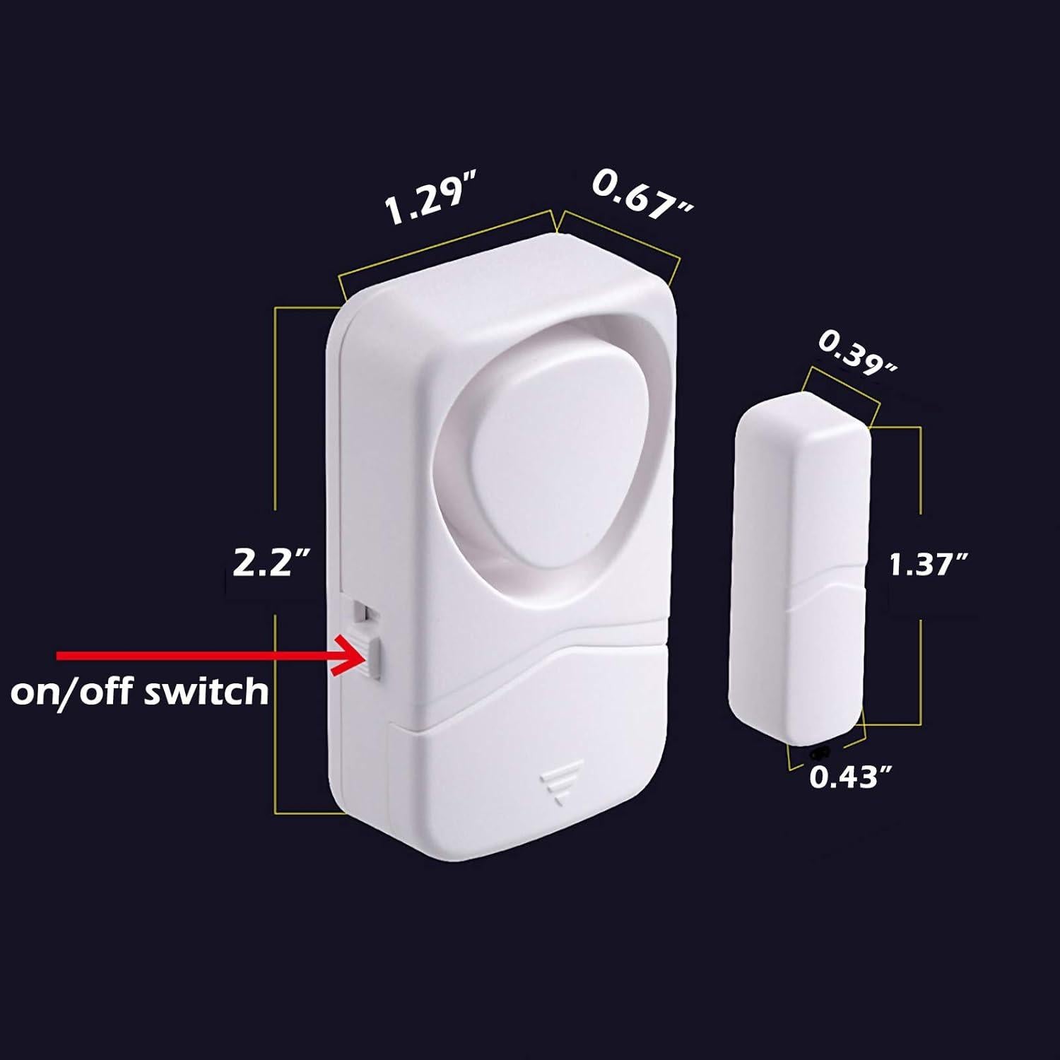 Alarma de Puerta Magnética Changzhou HDSF19 110dB 2 Paquete