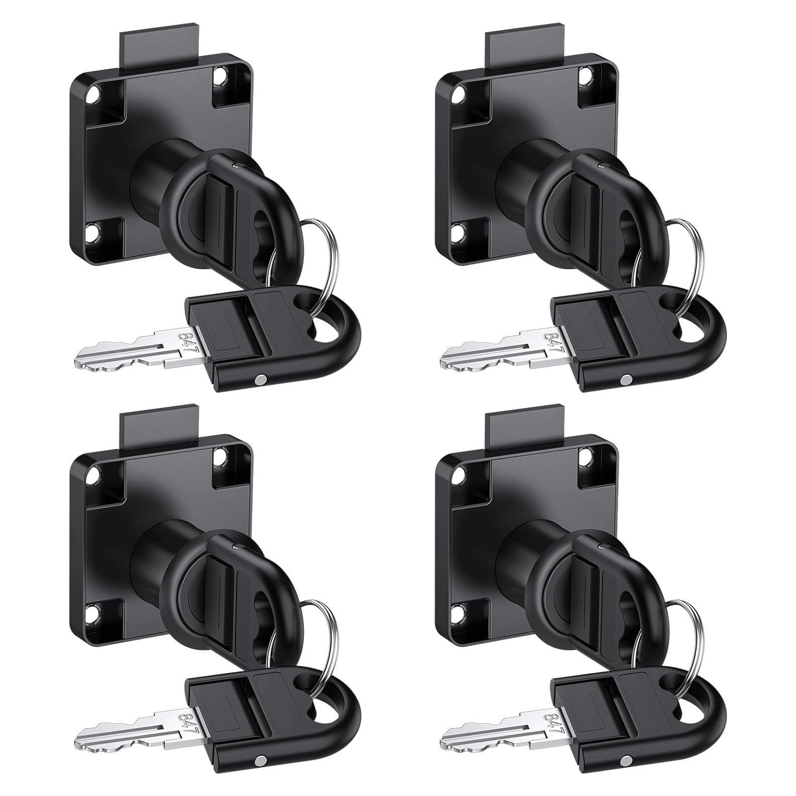 Cerradura de Mueble Tanice 4 Piezas Zinc con Llave Igual