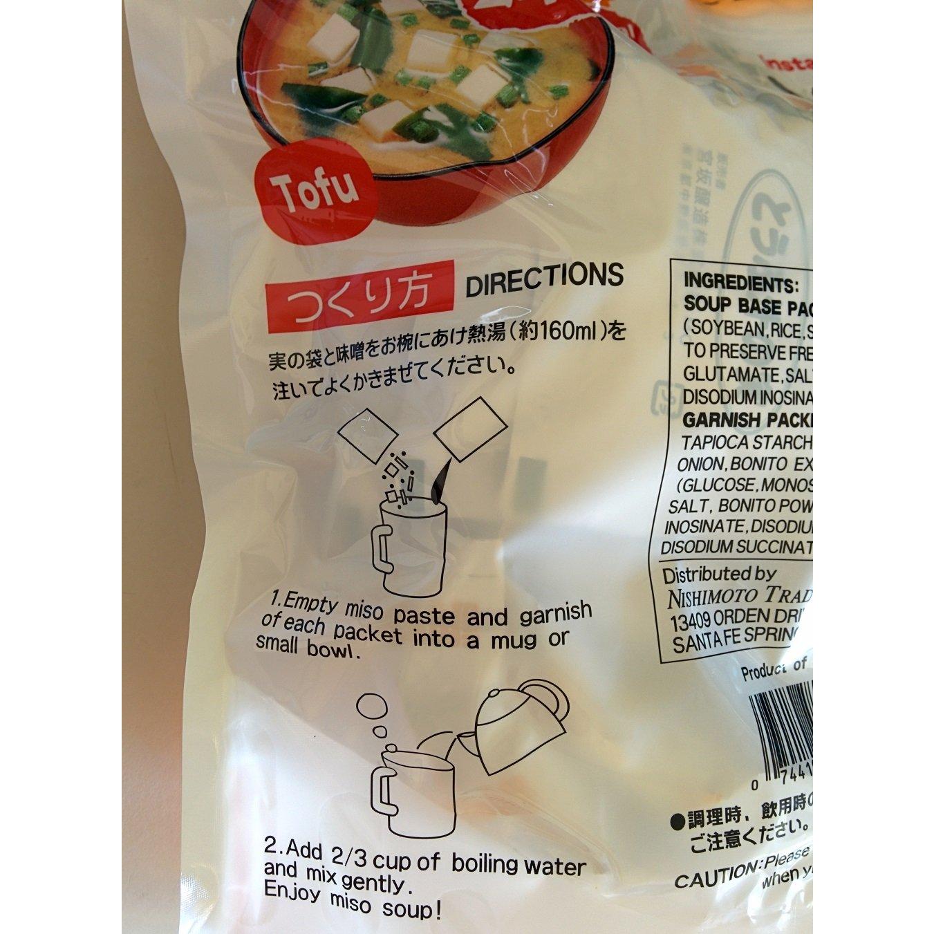 Sopa Miso Instantánea Miko 514.5g - 24 Porciones Tofu