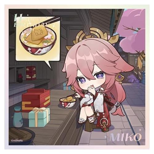 Póster Mini Genshin Impact Yae Miko - 11.9x11.9 cm