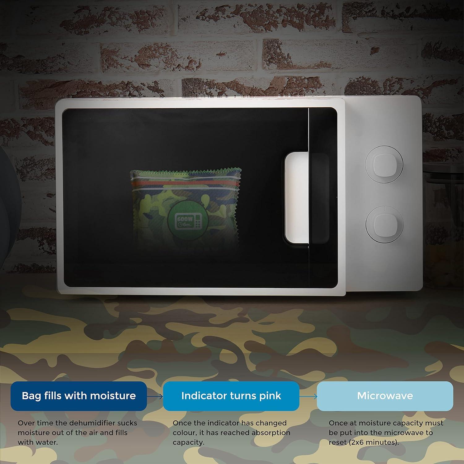 Deshumidificador Reutilizable Zarpax Gun-8 para Armas - Paquete de 8