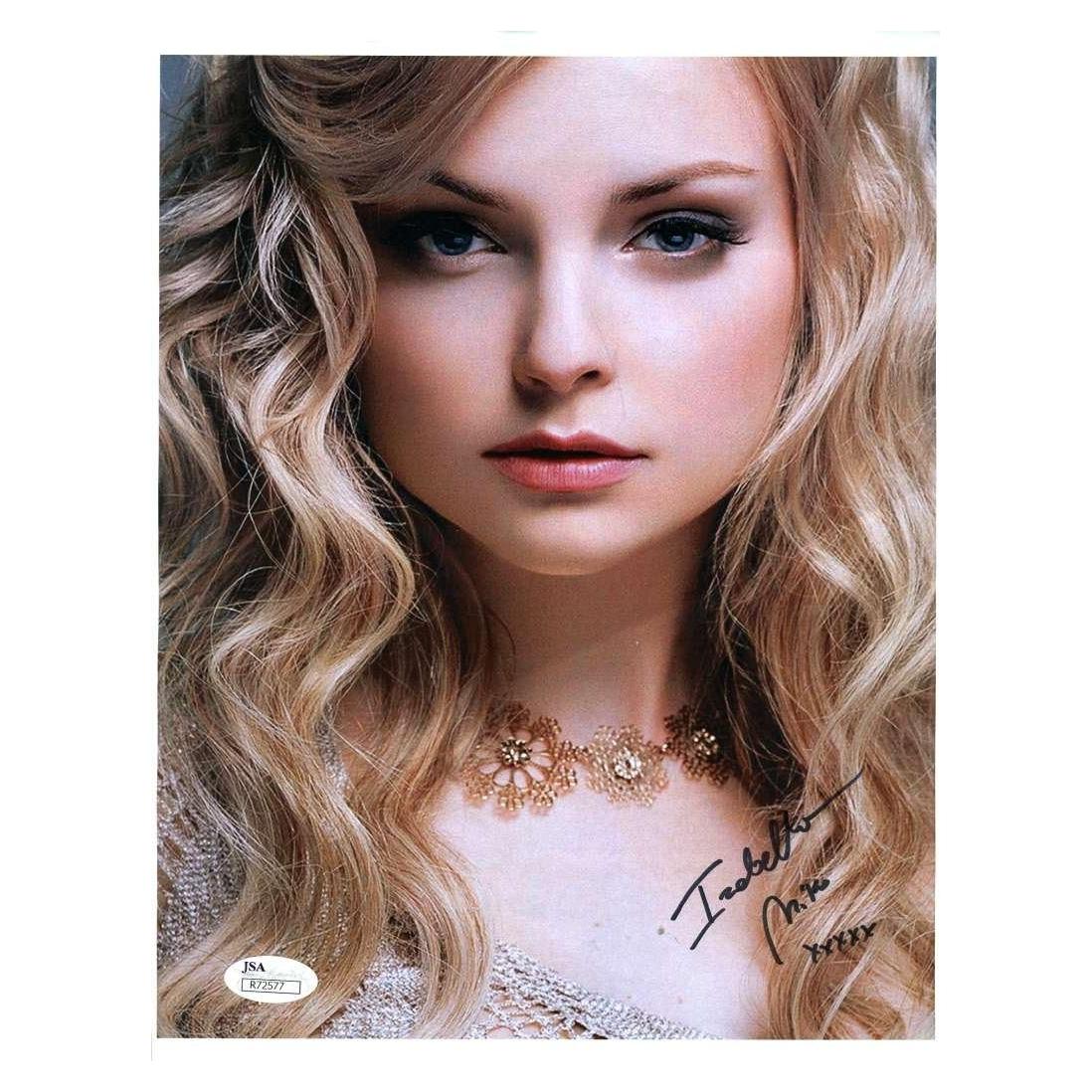 Foto Autografiada Izabella Miko 9x11 cm con Certificado JSA