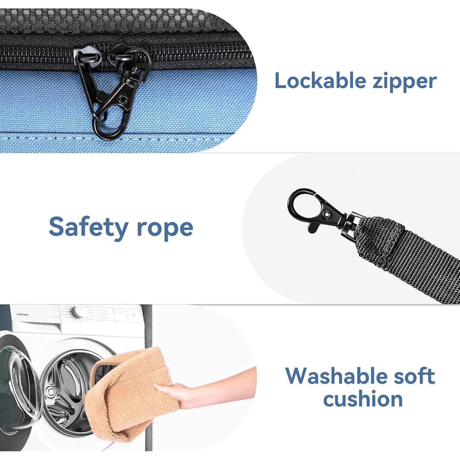 Transportín para mascotas Petsfit Mediano Azul 45.7x27.9x27.9cm