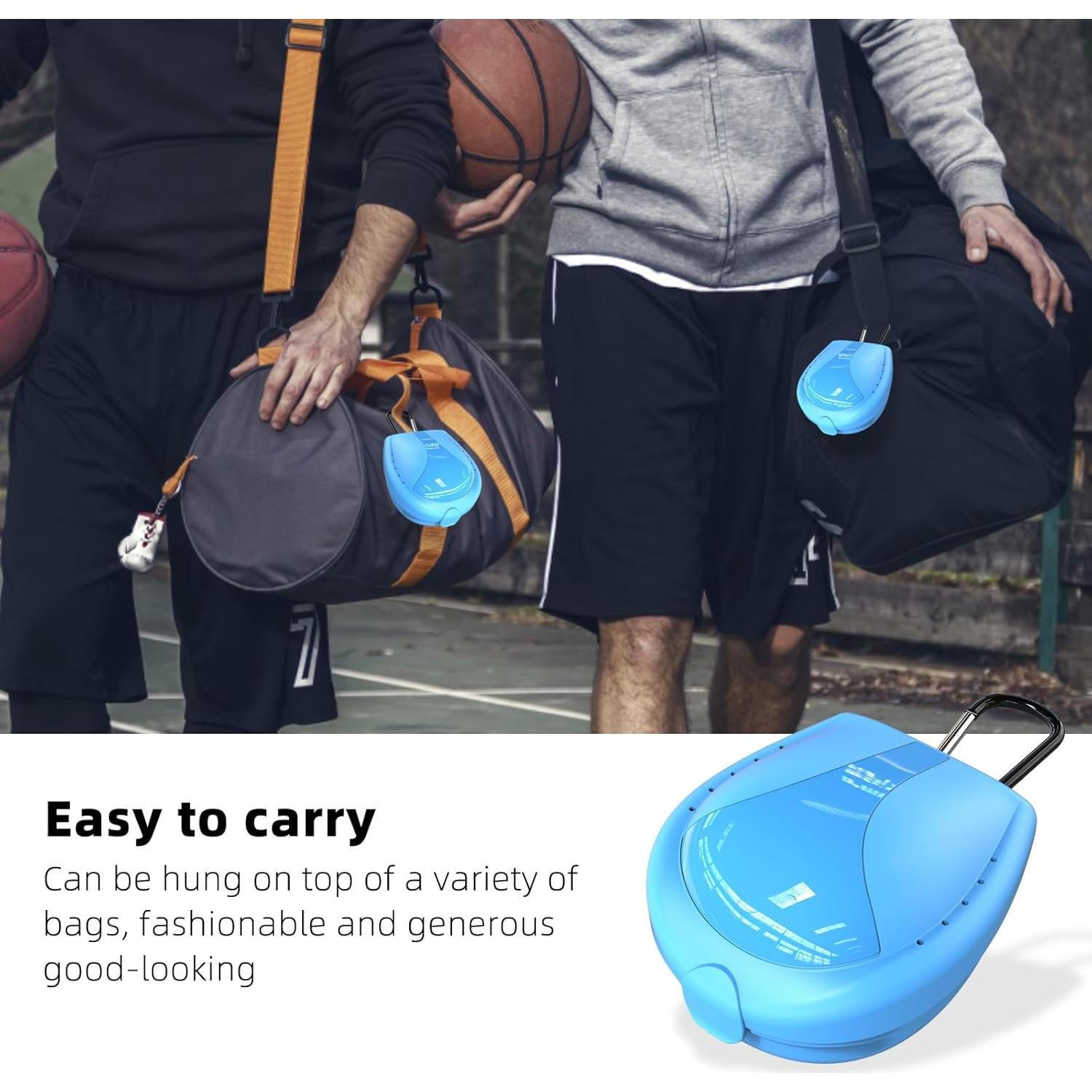 Estuche para Protector Bucal Deportivo BVN Azul 9.6x7.9cm