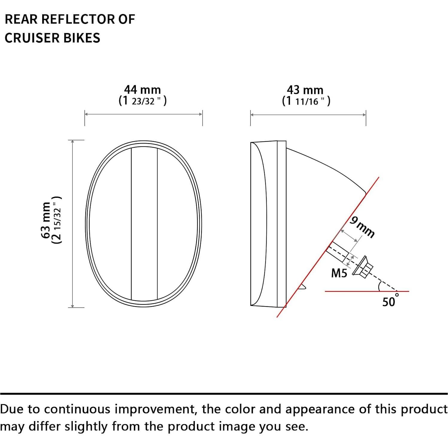 Guardabarros Trasero MFC PRO con Reflector Rojo y Blanco
