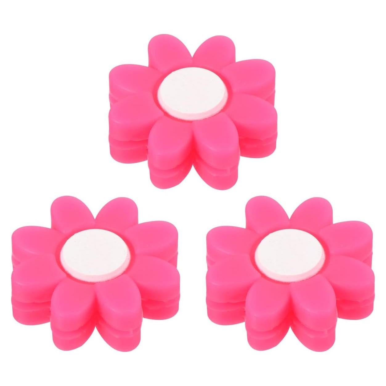 Amortiguadores de Raqueta de Tenis PATIKIL Silicona Rosa 3 Piezas