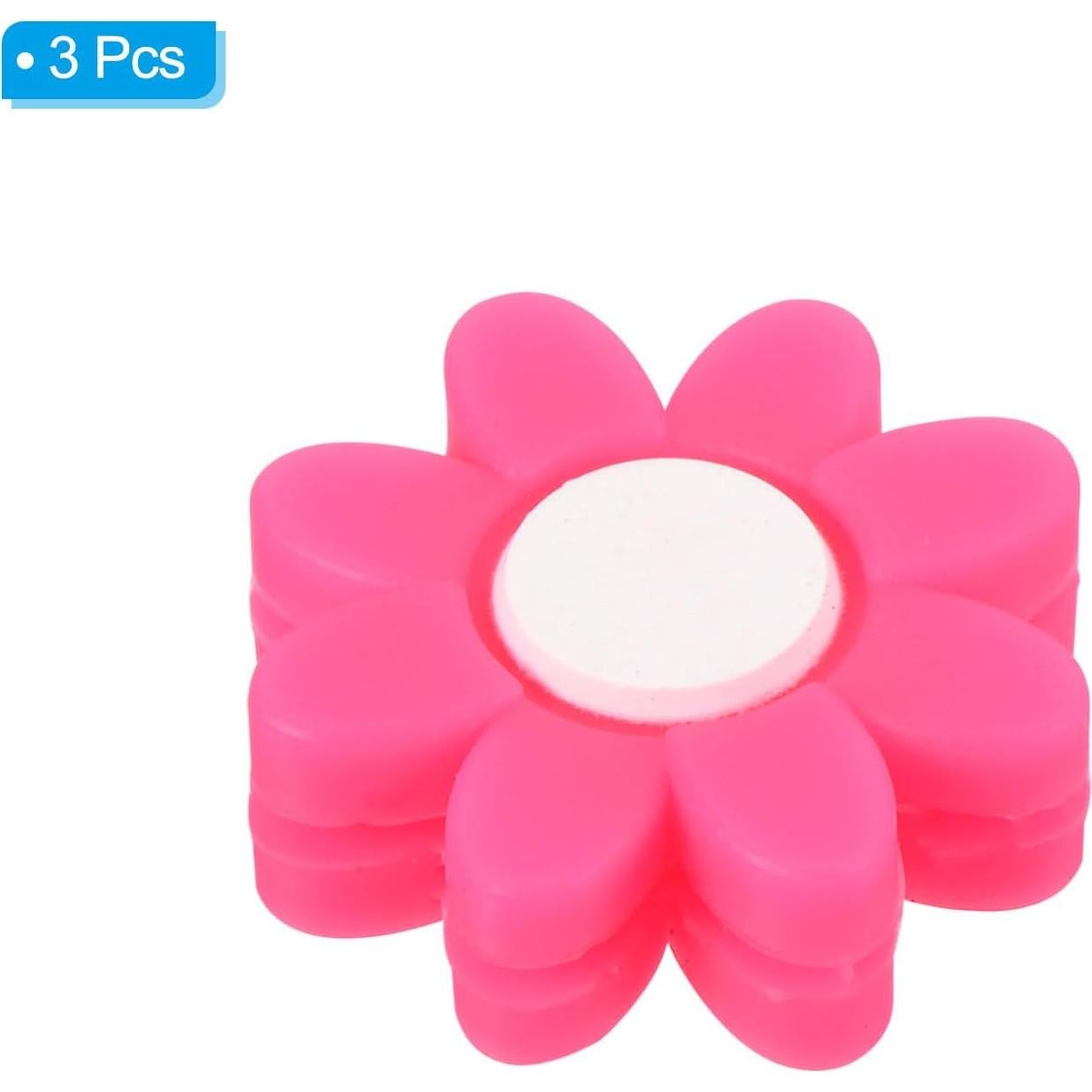 Amortiguadores de Raqueta de Tenis PATIKIL Silicona Rosa 3 Piezas