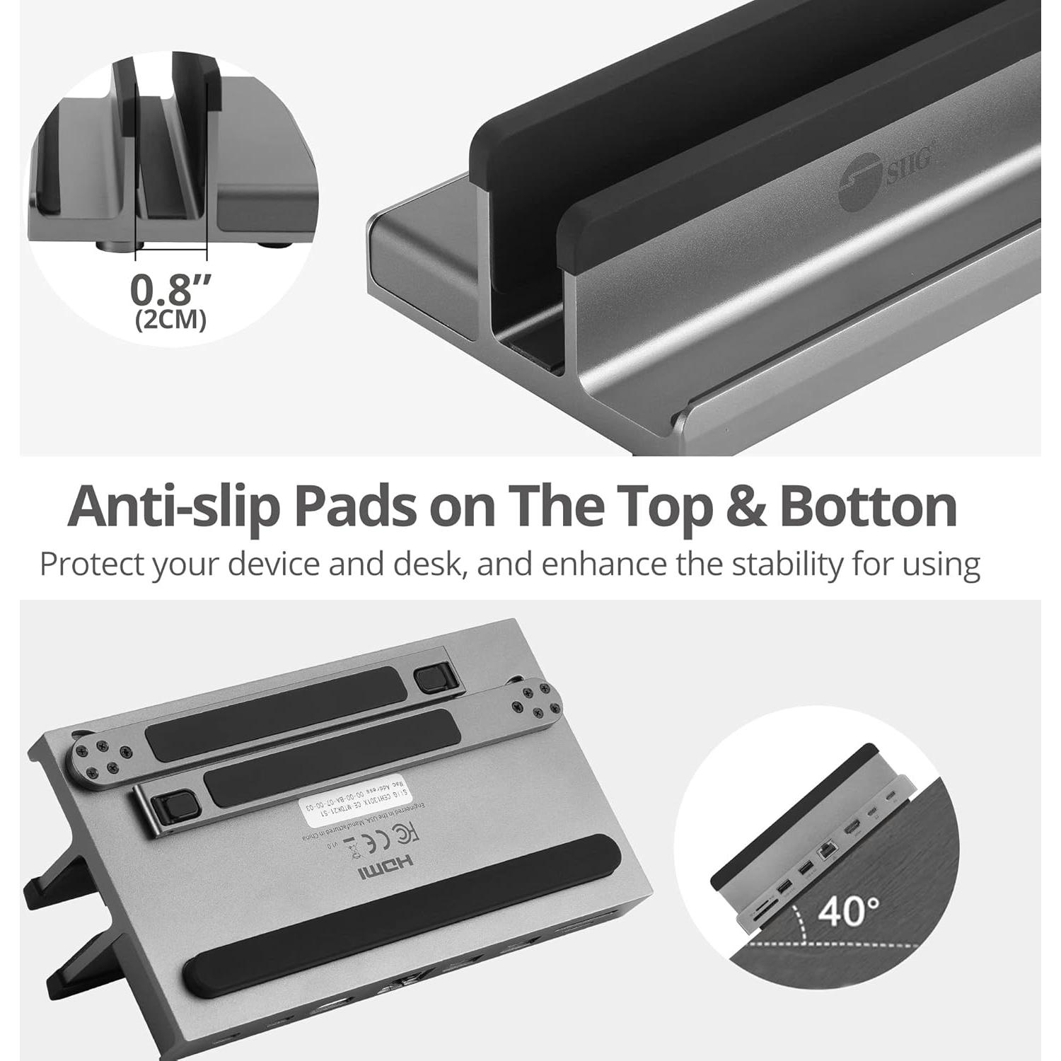 Estación de Acoplamiento USB-C SIIG 4K 60Hz Ethernet 100W